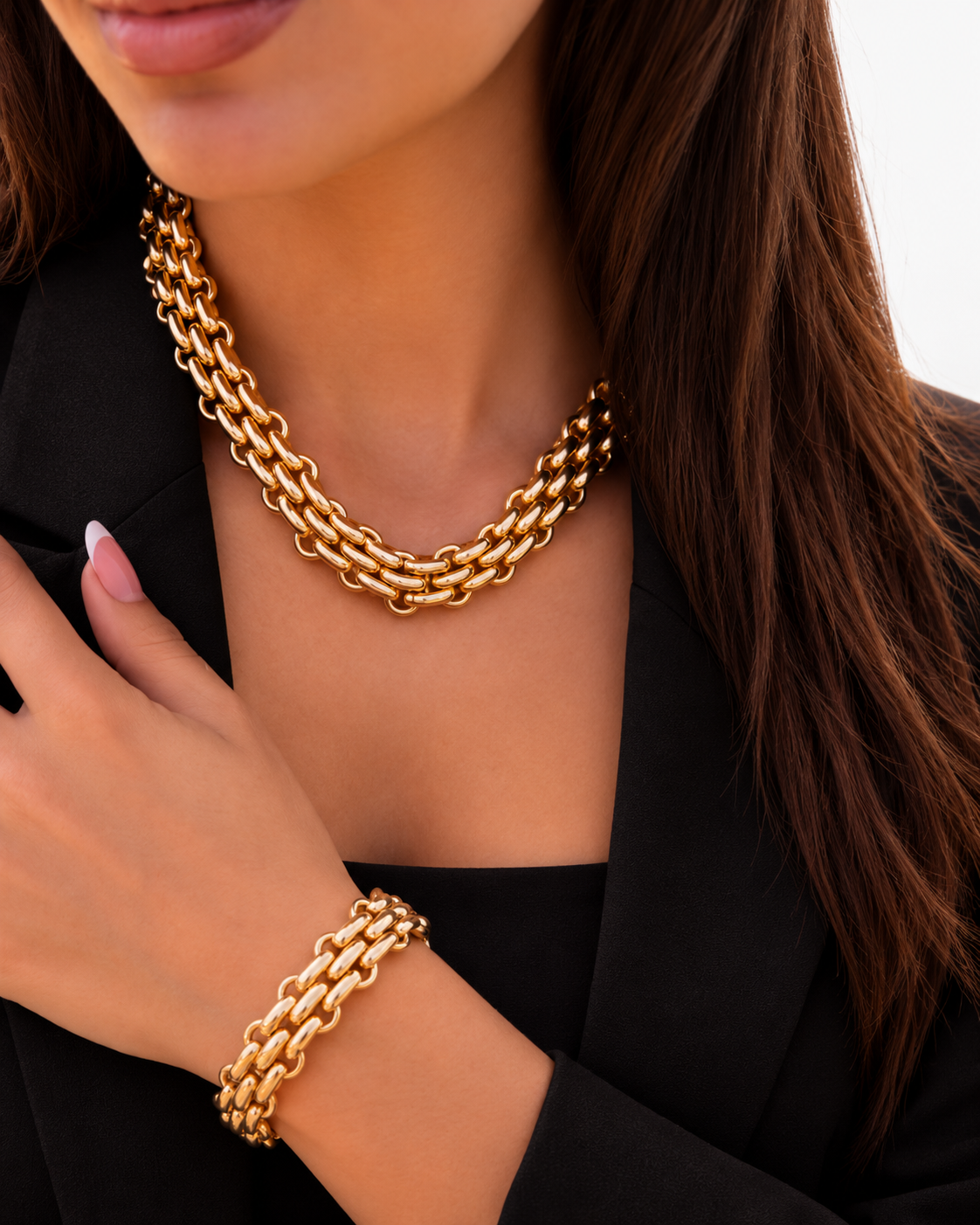 16.020 - gold colored soft gold multiple rings medium