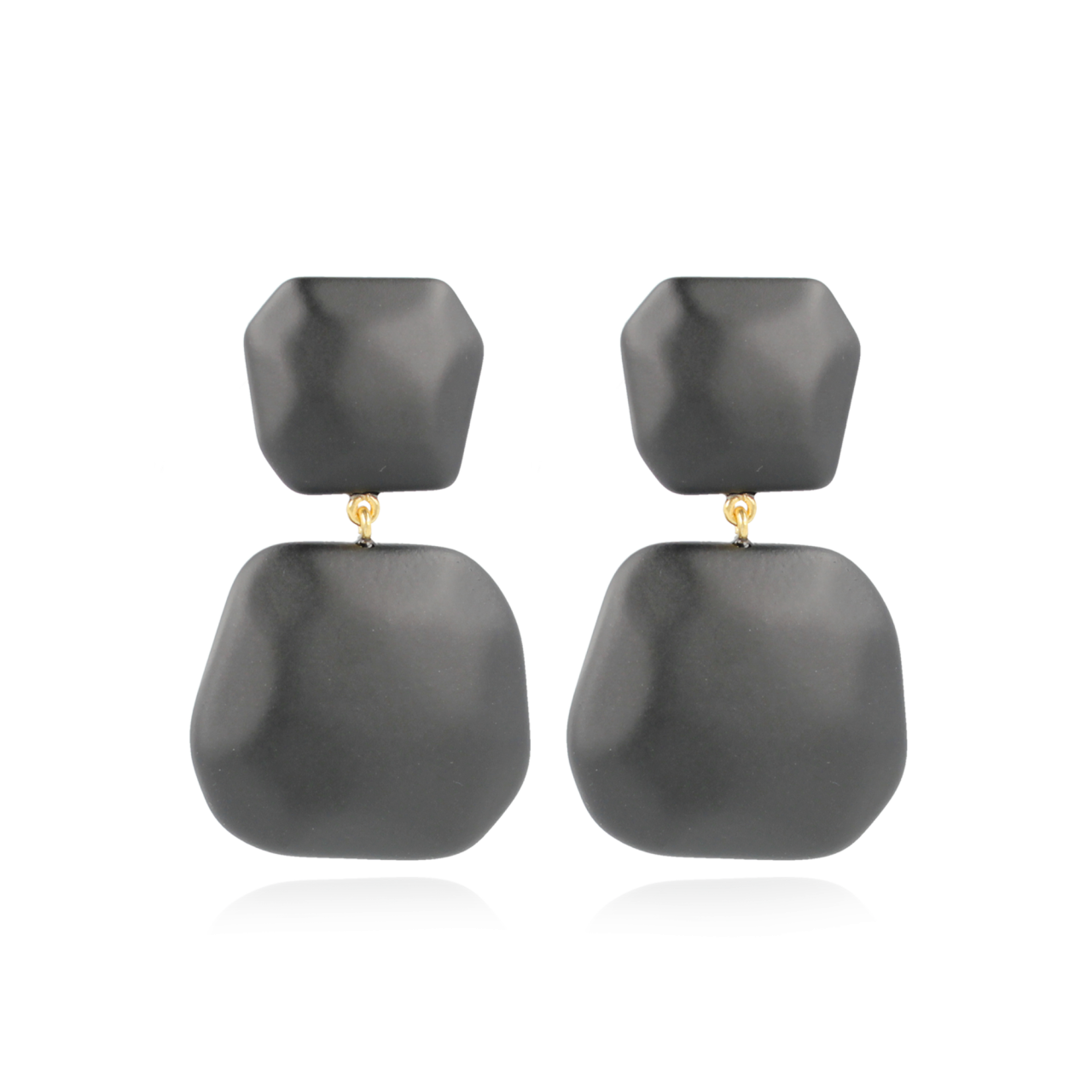 Zwart Opaal Lyra Oorbellen Dubbel Statementlott-theme.productDescriptionPage.SEO.byTheBrand