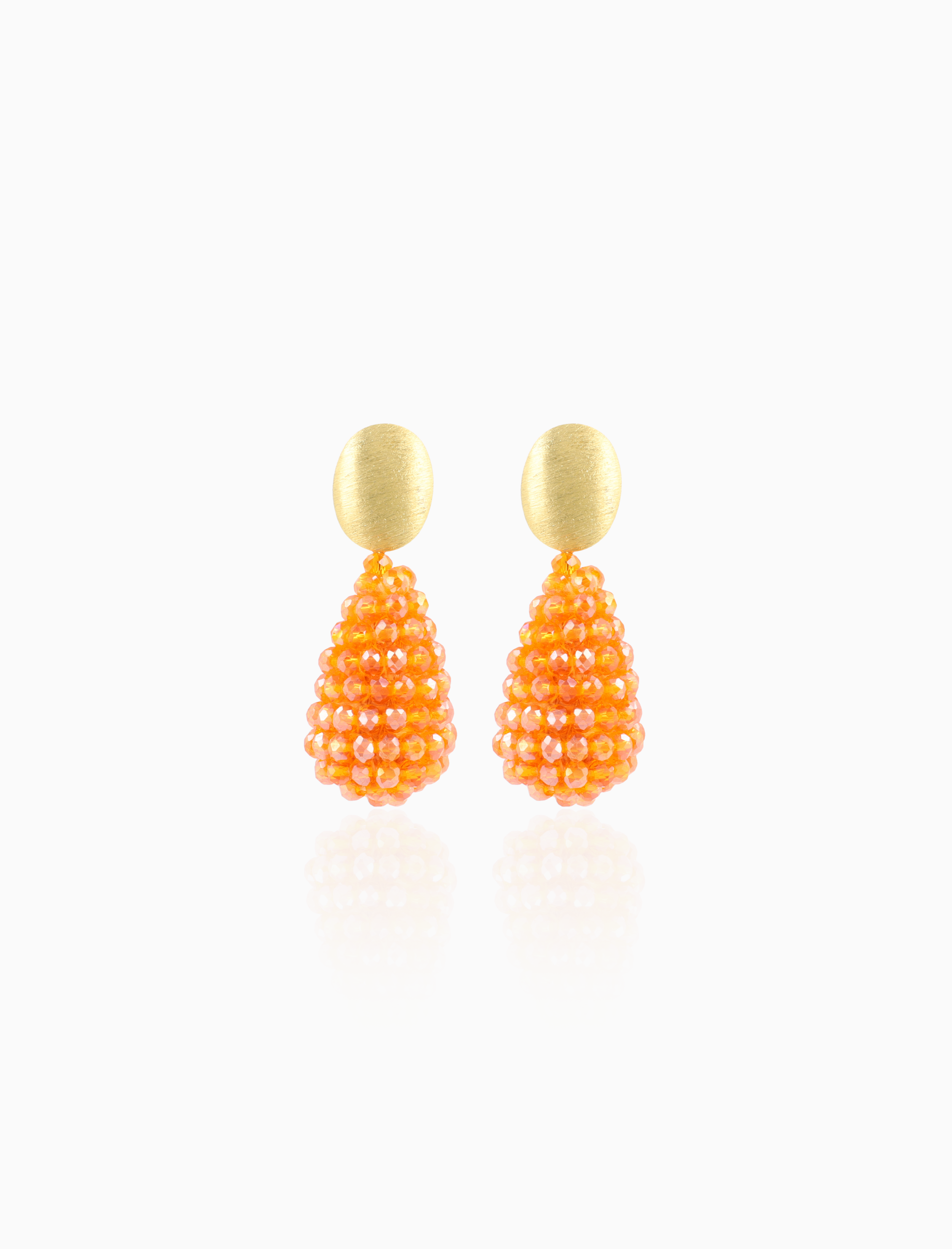 Oranje Oorbellen Amy Cone XS