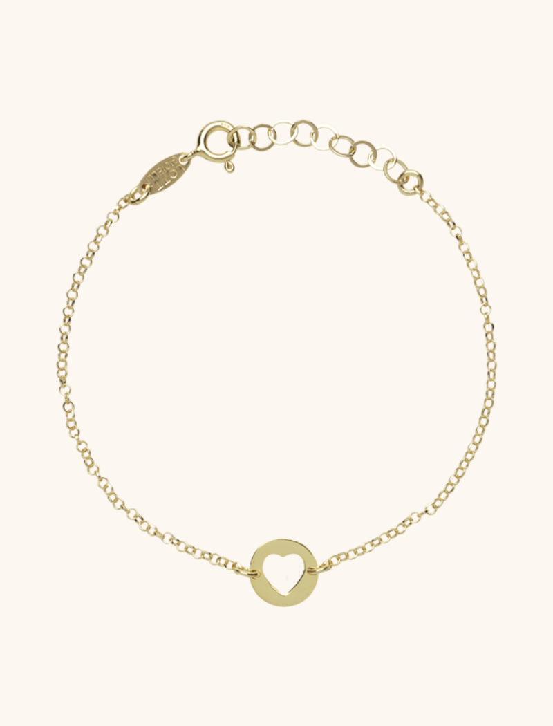 Symbool armband Hart Coin