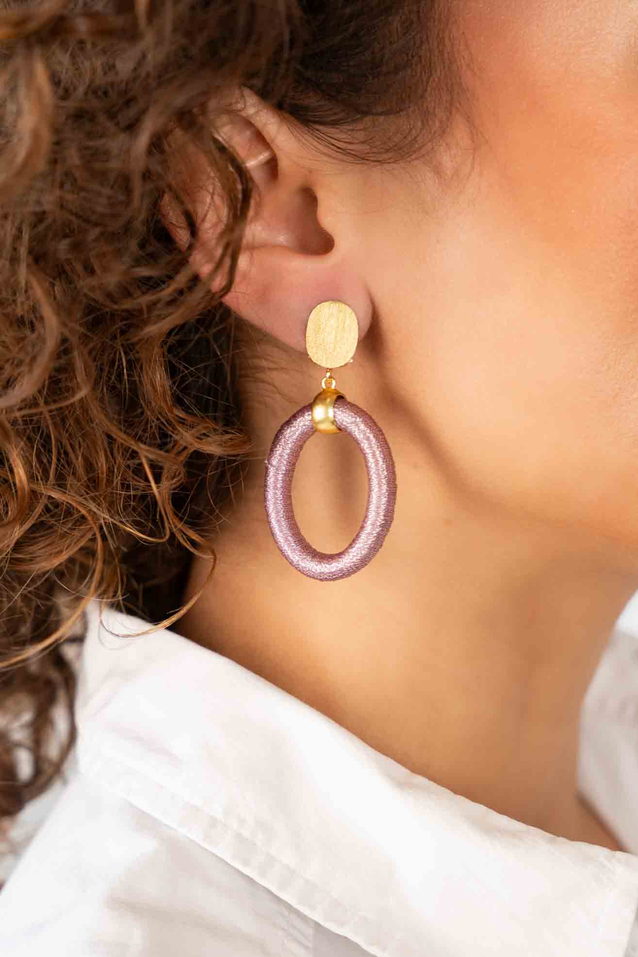 Old Pink Earrings Faye Oval S Cliplott-theme.productDescriptionPage.SEO.byTheBrand