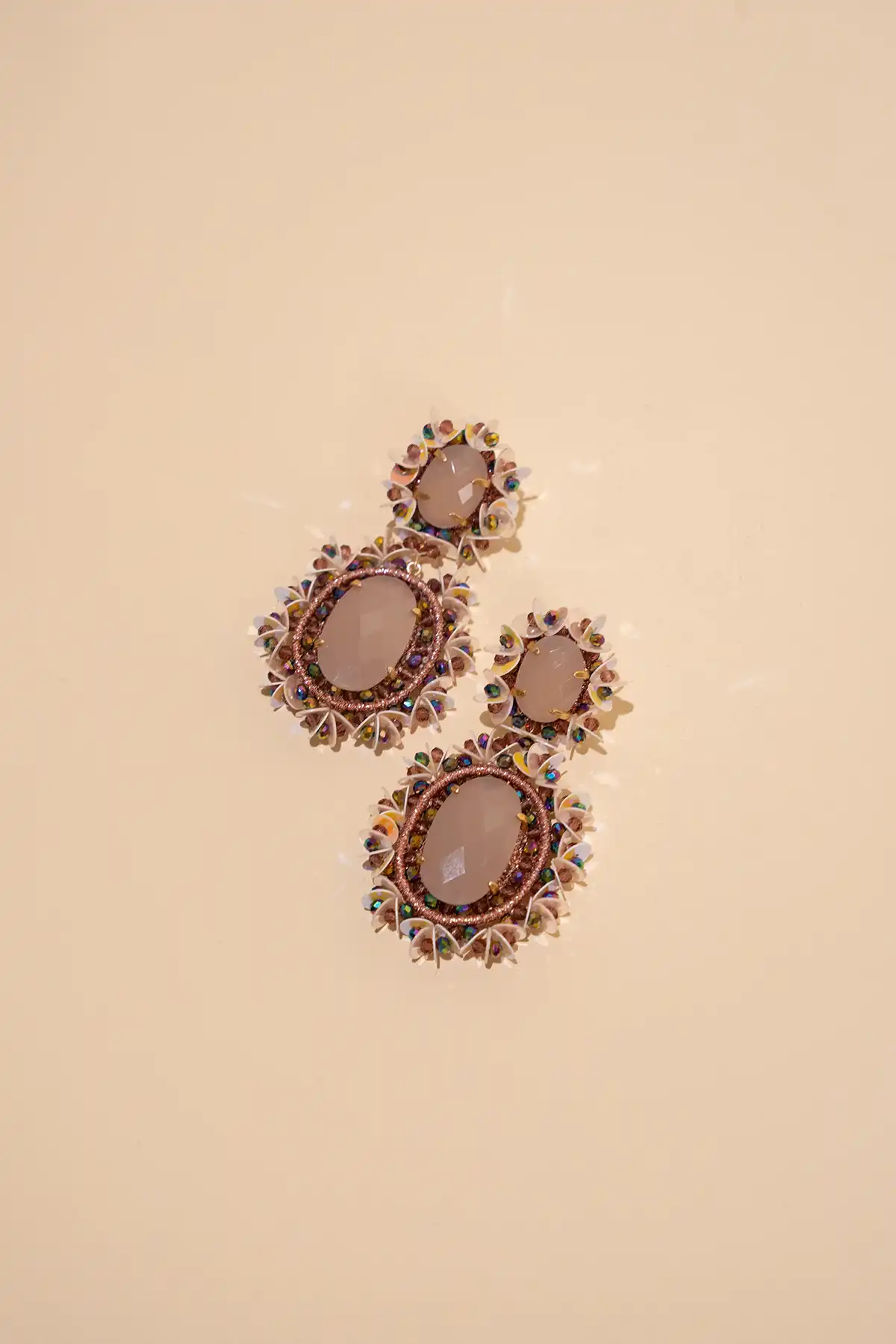 Rosa Mix Earrings Lara Pendant Double L  lott-theme.productDescriptionPage.SEO.byTheBrand