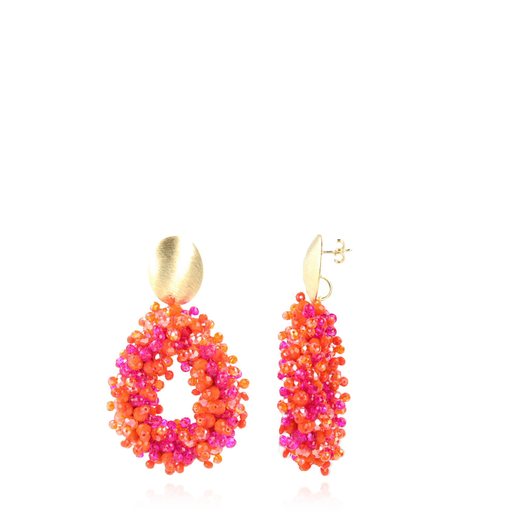 Mixed Fuchsia Oorbellen Louise Glassberry Druppel L Double Stones Tonallott-theme.productDescriptionPage.SEO.byTheBrand
