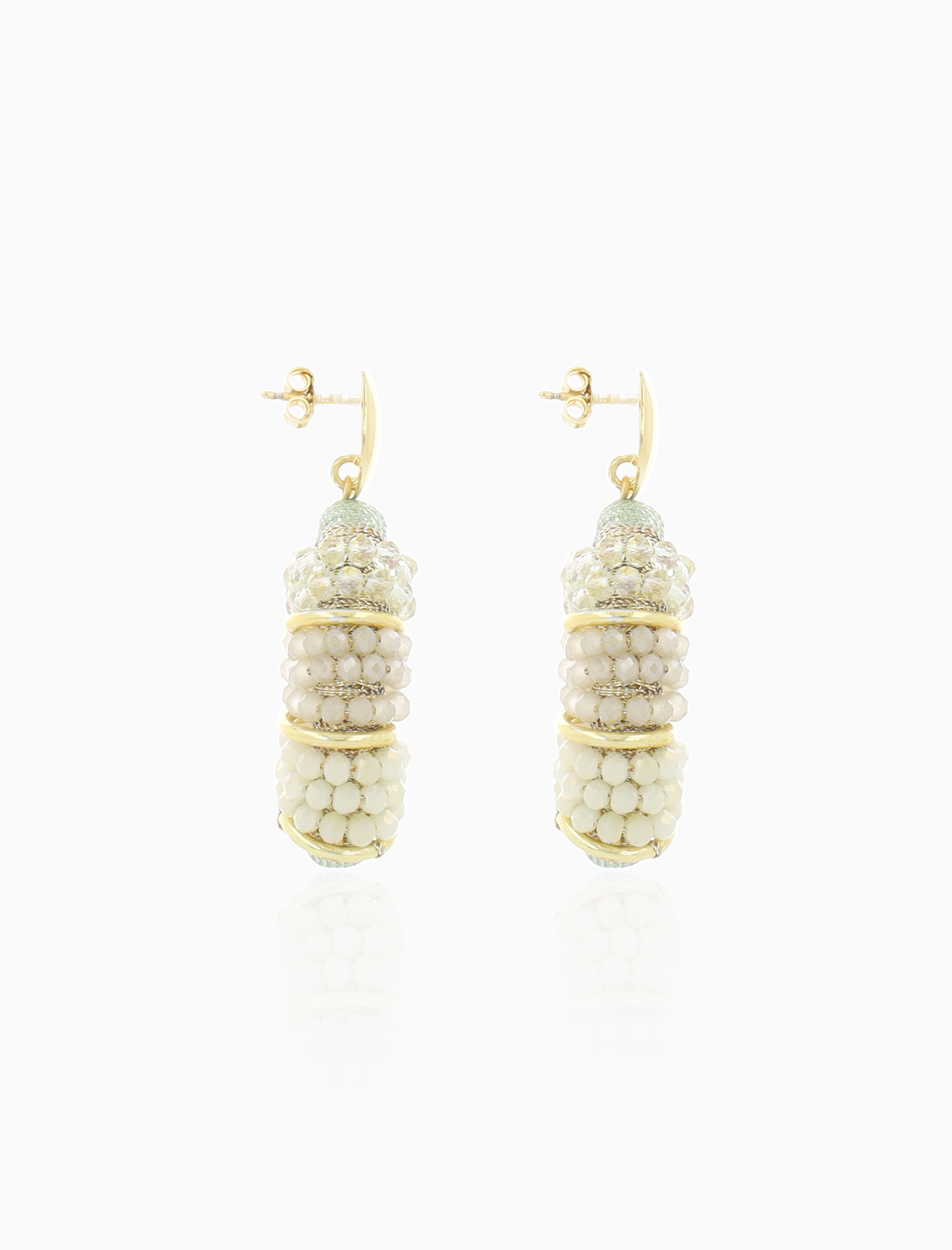 Aqua Earrings Elle Combi Oval Deluxe M