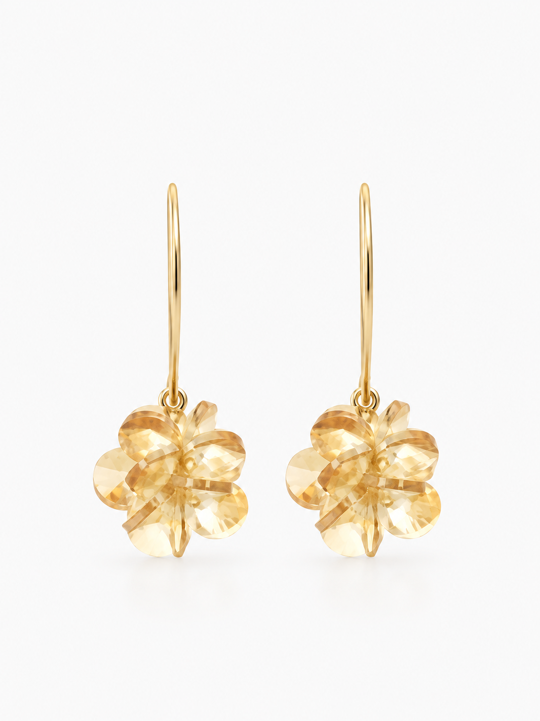 Avenna – Globe Thick Sequins Oorbellen S – Champagne