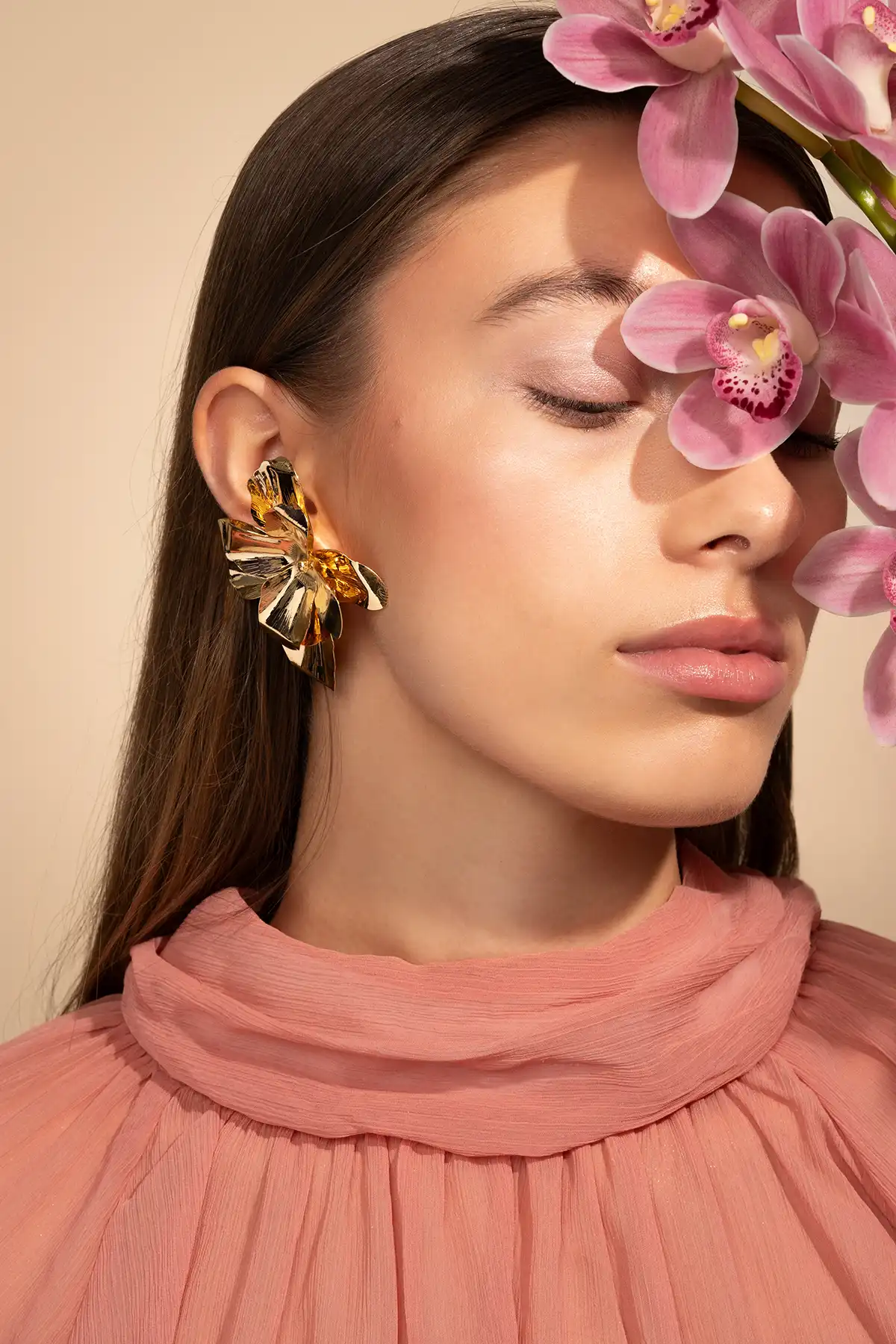 Gold Earrings Senna Flower Llott-theme.productDescriptionPage.SEO.byTheBrand