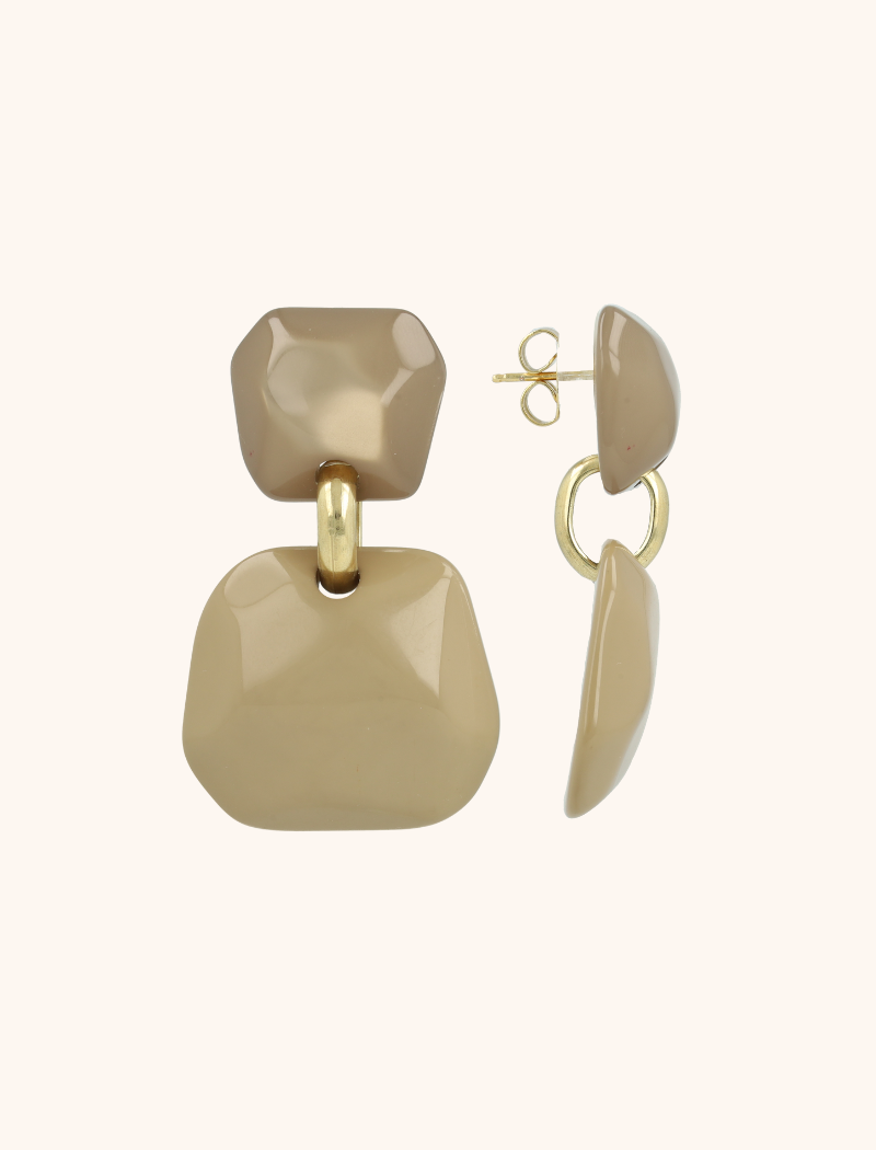 Dark Nude/Taupe Oorbellen Lyra Double Mlott-theme.productDescriptionPage.SEO.byTheBrand