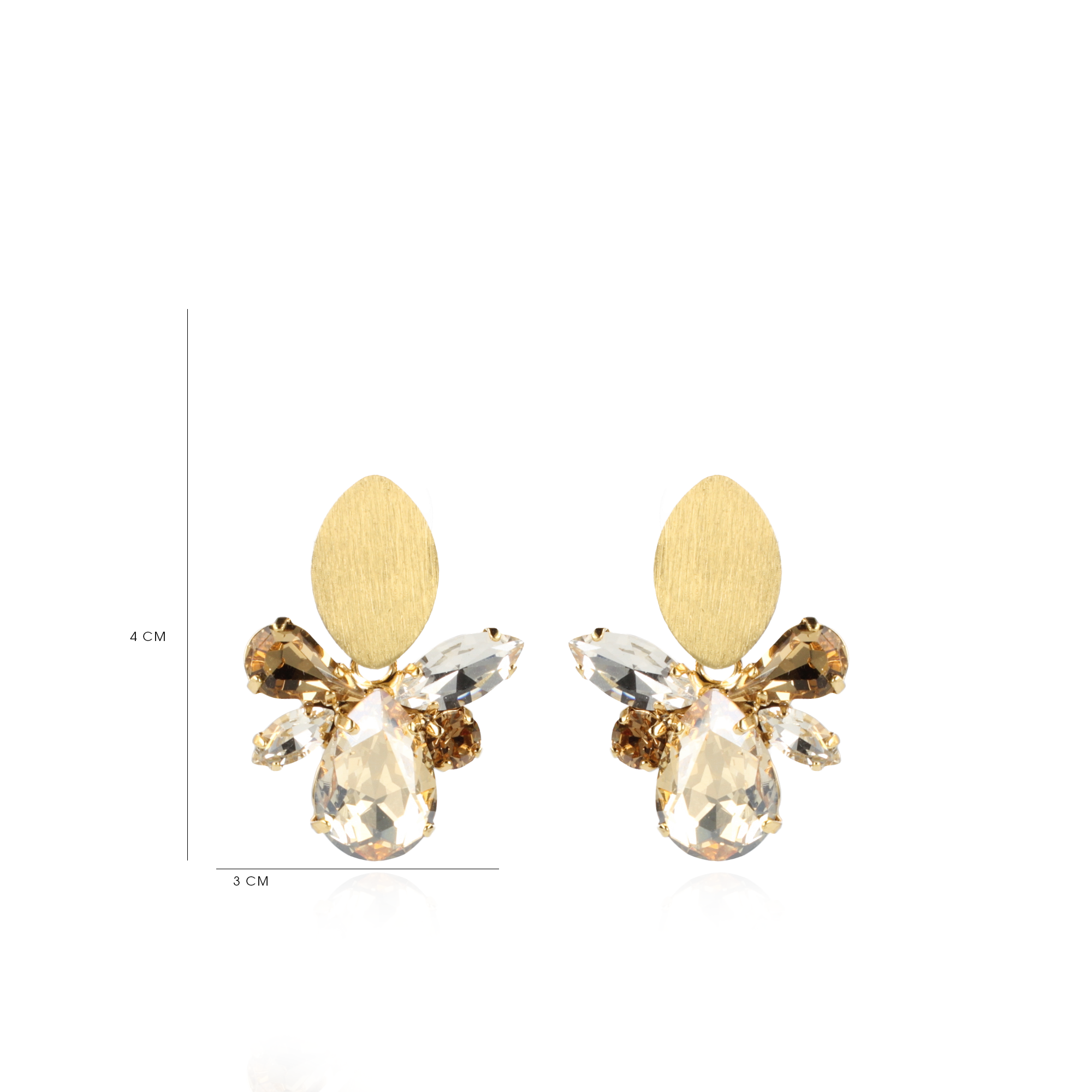 Flower Earrings Golden Shadowlott-theme.productDescriptionPage.SEO.byTheBrand