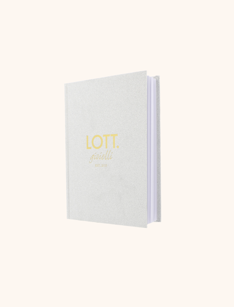 LOTT. Silver Glitter Notebooklott-theme.productDescriptionPage.SEO.byTheBrand