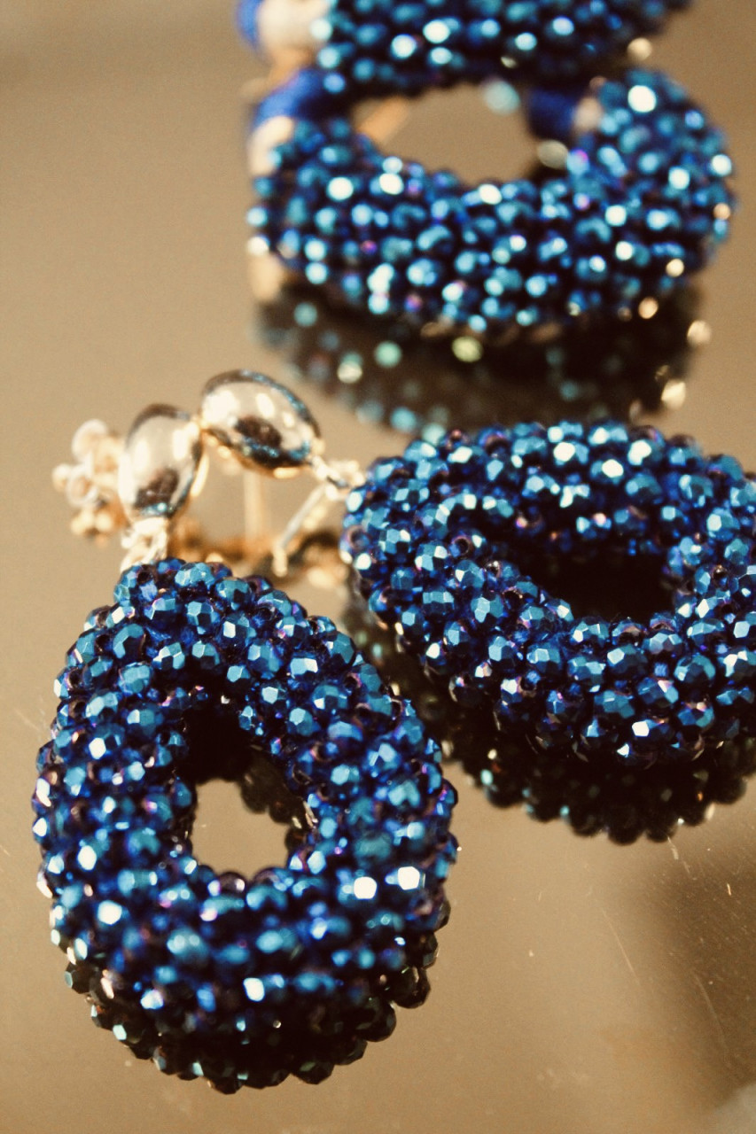 Blauwe Oorbellen Drop S Discolott-theme.productDescriptionPage.SEO.byTheBrand