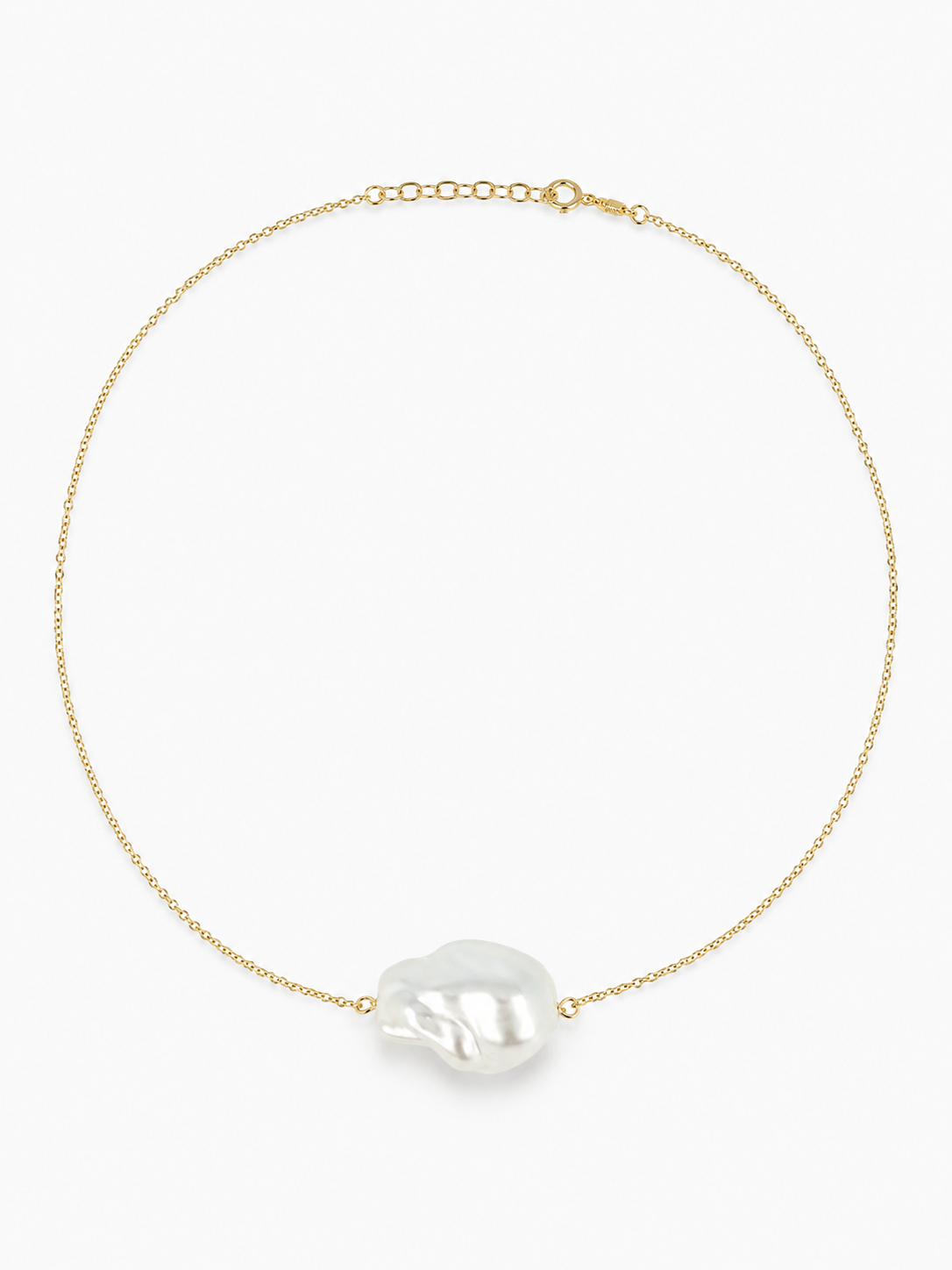 Asymmetrische Parel Ketting XL
