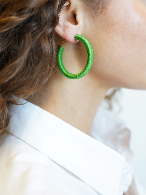 Green earrings Chloe L
