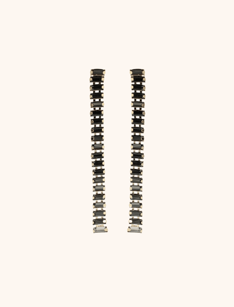 Black Strass earrings Mosa Single Waterfall Diamond lott-theme.productDescriptionPage.SEO.byTheBrand