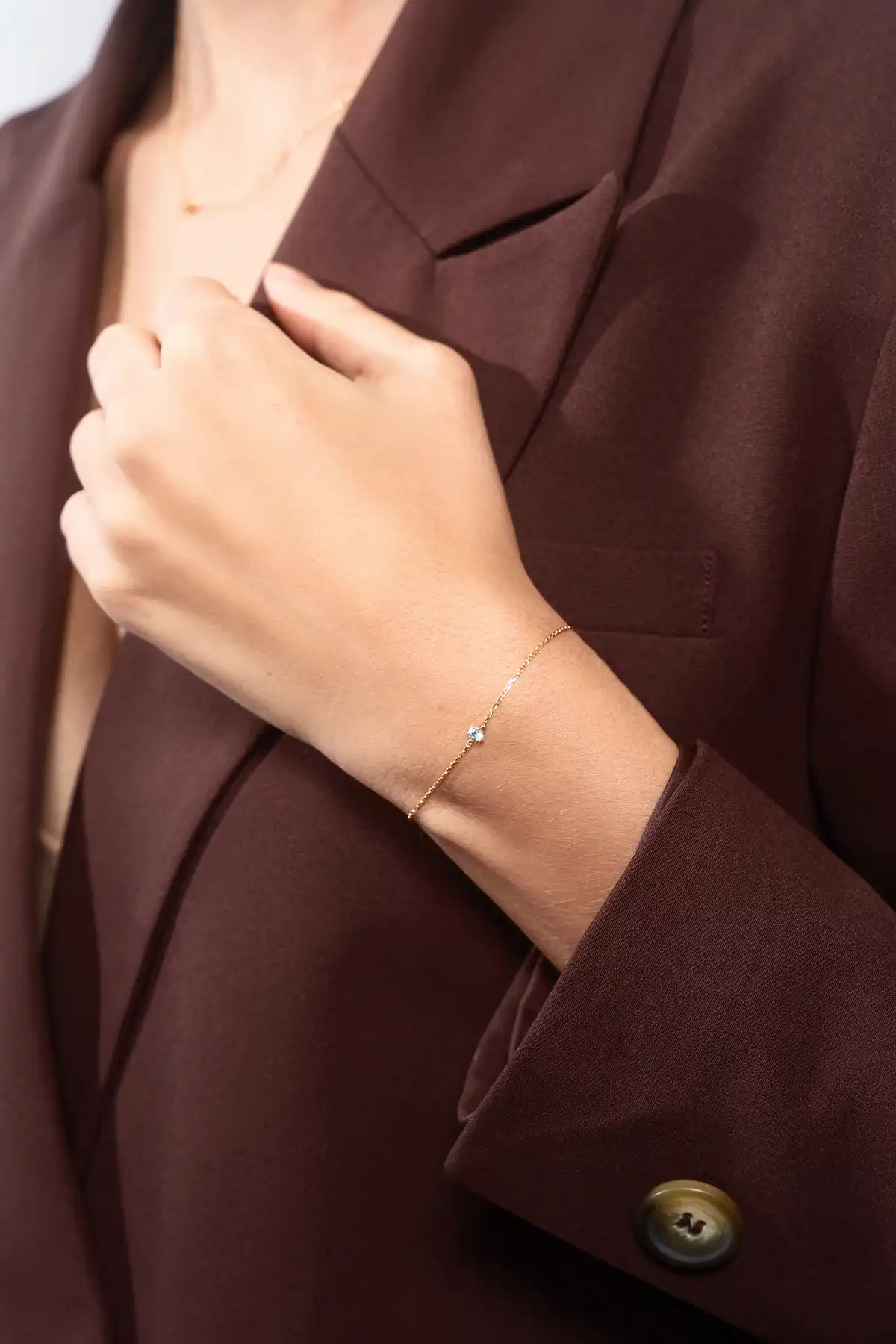 14 karaat gouden Armband One Diamondlott-theme.productDescriptionPage.SEO.byTheBrand
