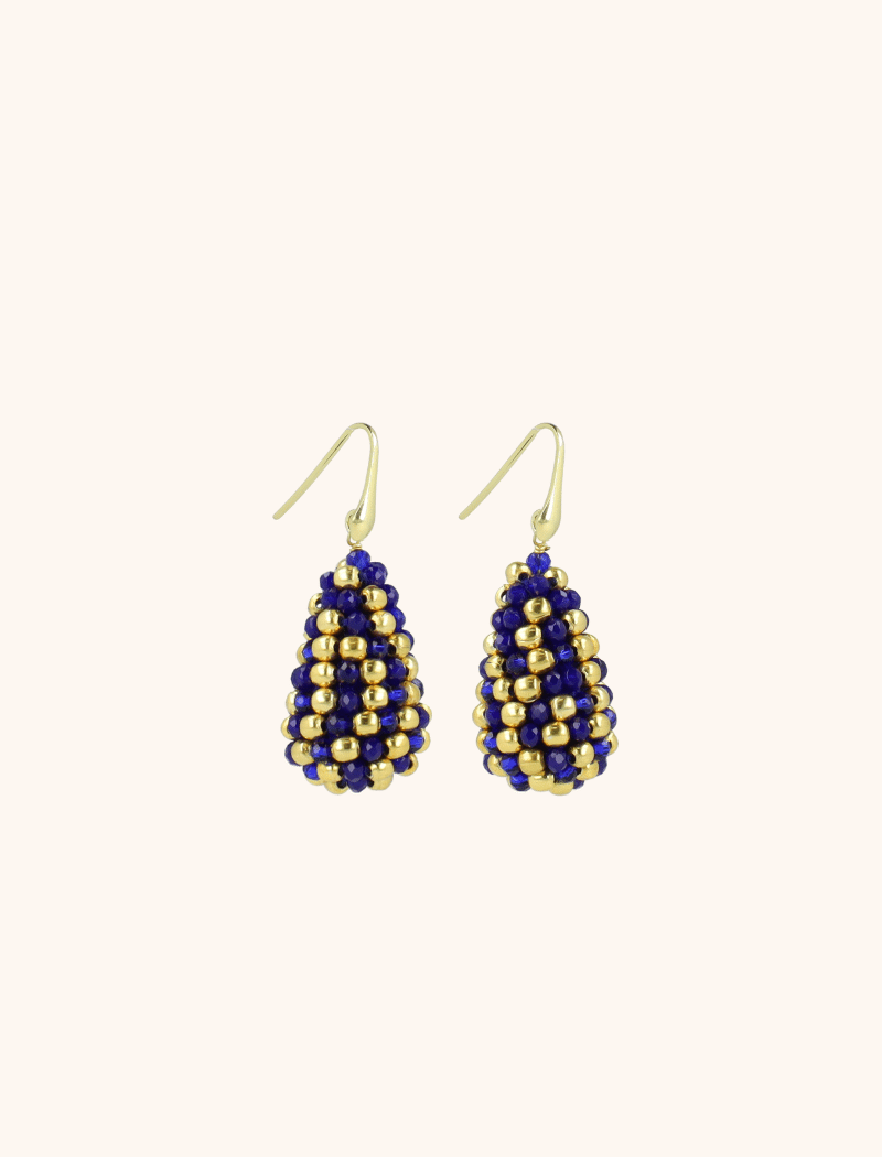Royal Blauwe oorbellen Amy Cone Slott-theme.productDescriptionPage.SEO.byTheBrand