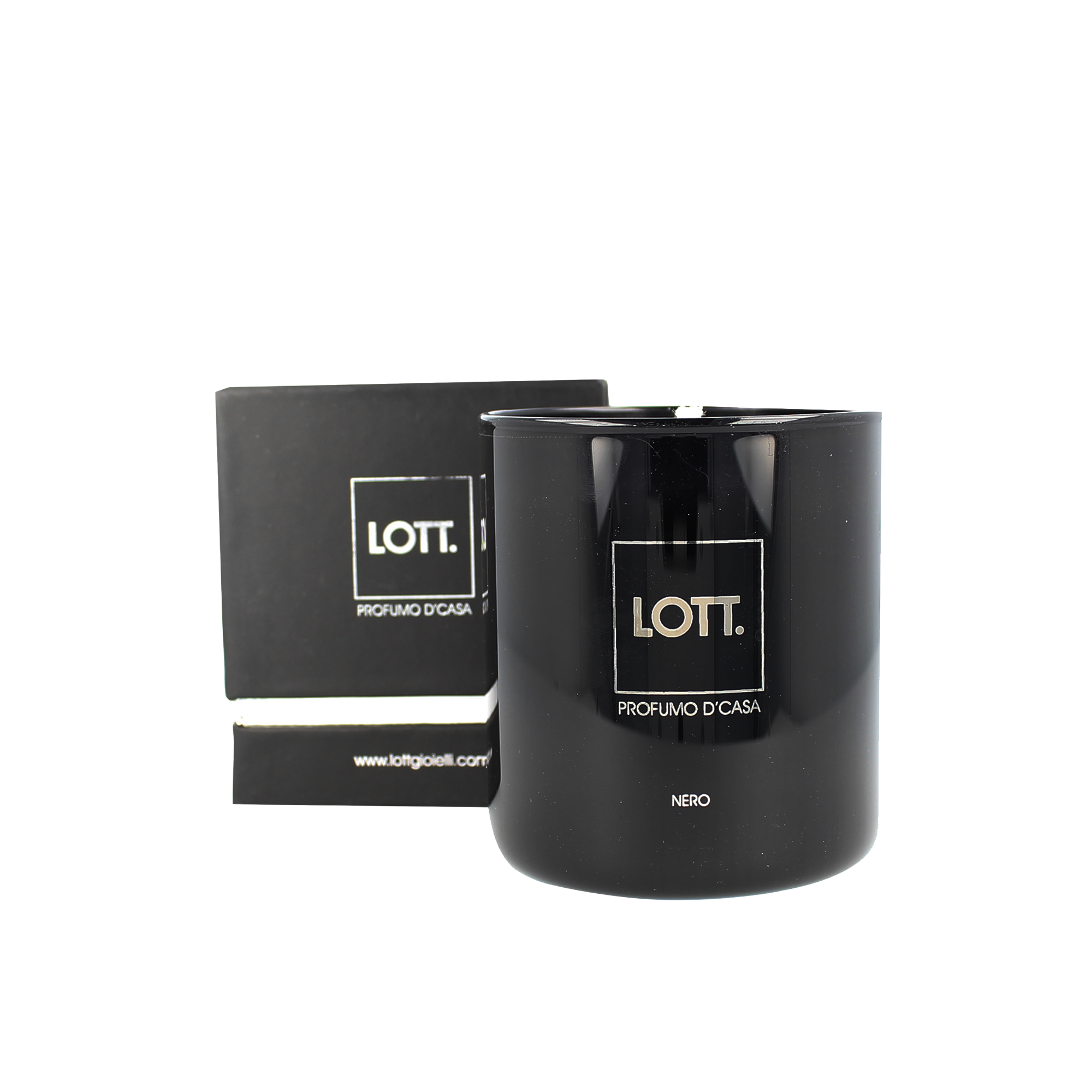 LOTT. Profumo D'Casa scented candle Nero medium