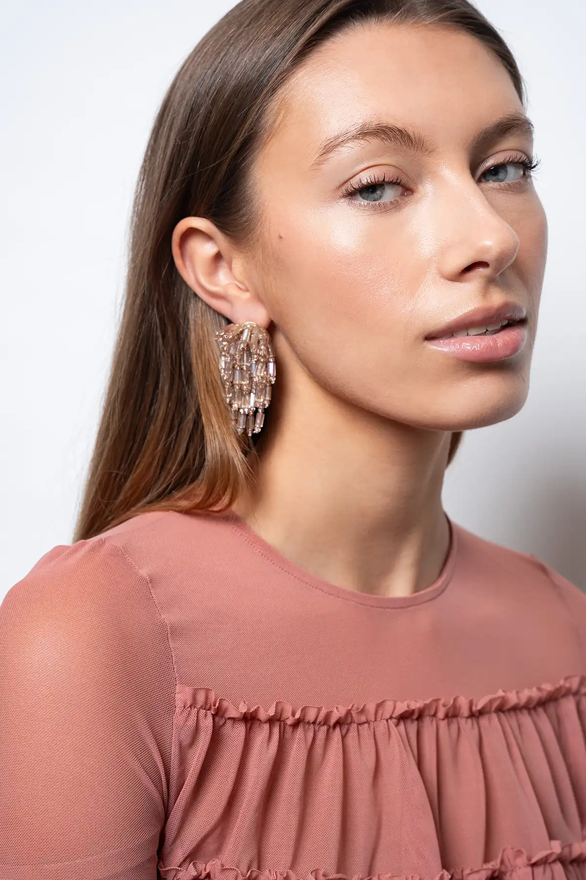 Crystal Nude Oorbellen Laura Tube Waterfall Mlott-theme.productDescriptionPage.SEO.byTheBrand