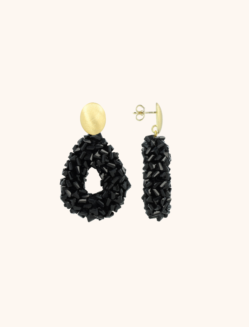 Schwarze Ohrringe Marieke Tropfen S Rawlott-theme.productDescriptionPage.SEO.byTheBrand