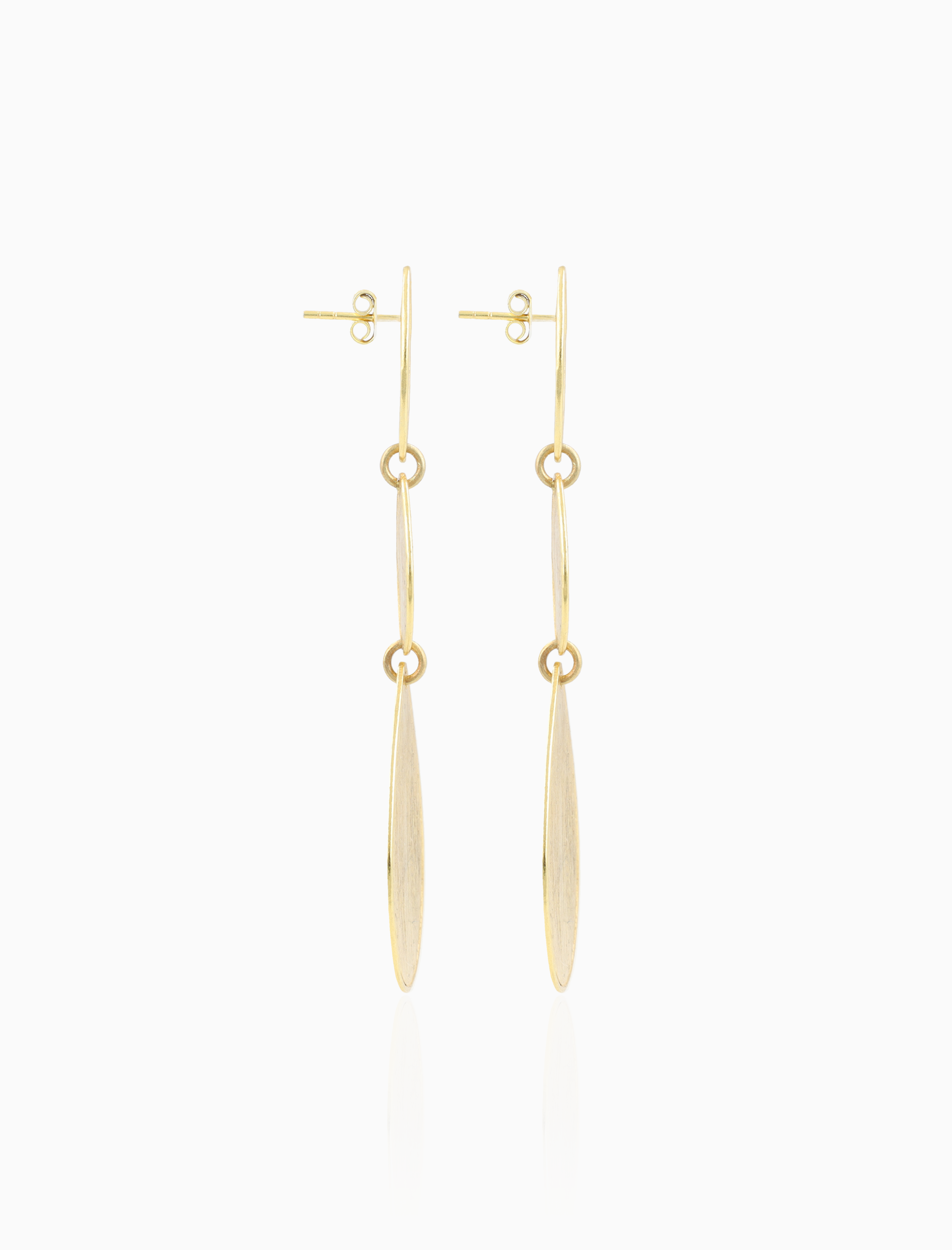 Classic Earrings Cheyenne Stone Shape Drop Triple