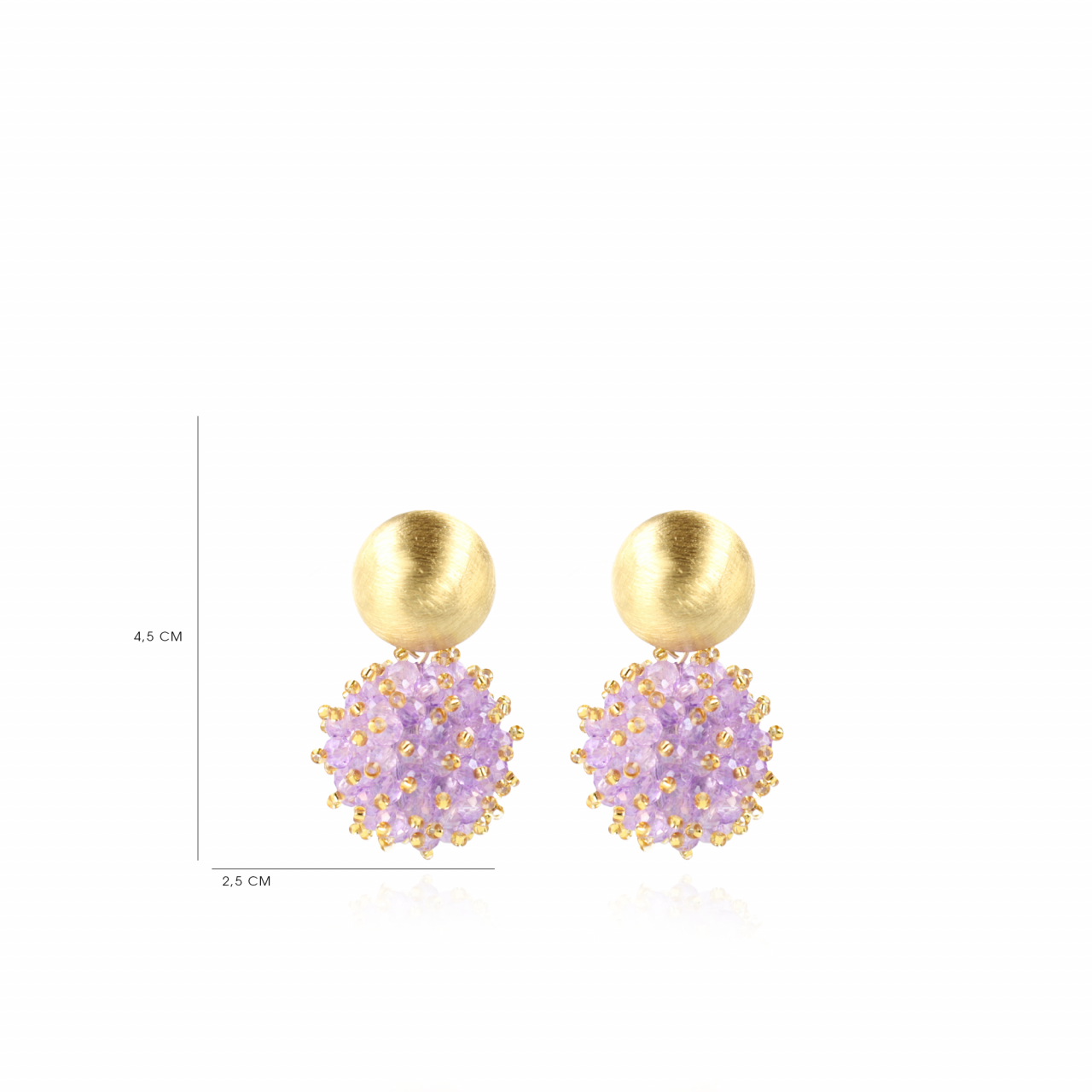 Licht Paarse Oorbellen Jacky Double Stones Llott-theme.productDescriptionPage.SEO.byTheBrand