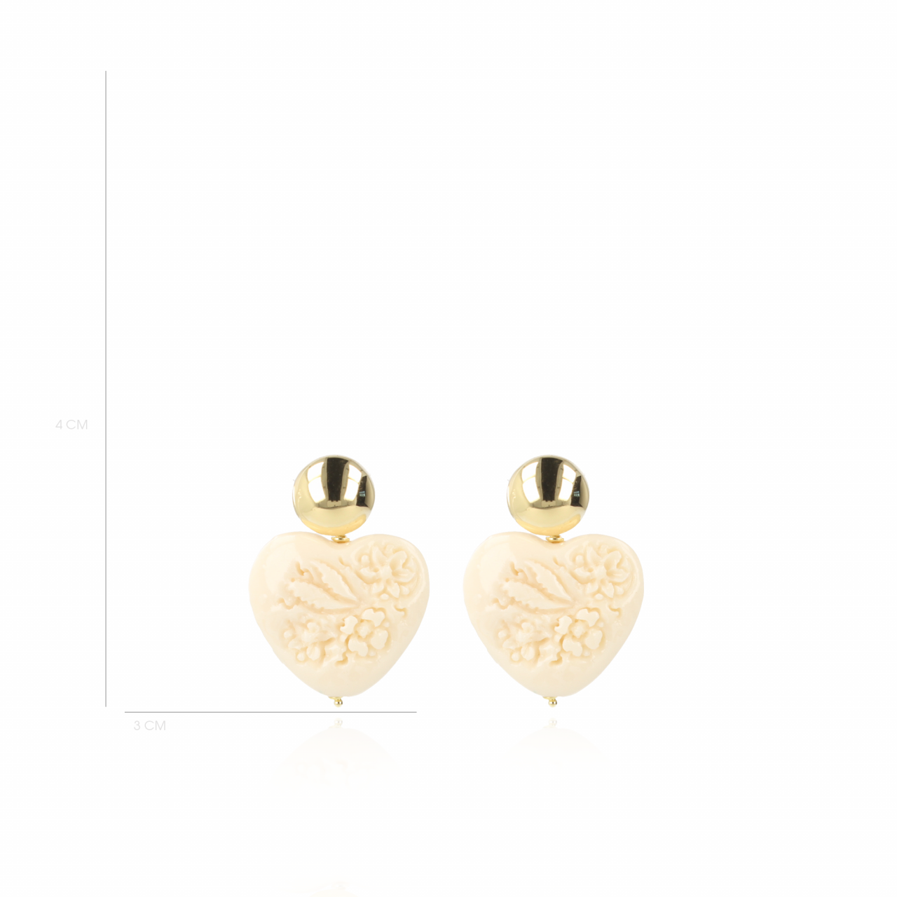Beige Hart Oorbellen Honey Slott-theme.productDescriptionPage.SEO.byTheBrand