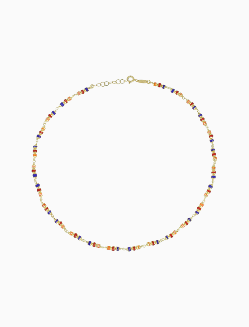 Color of You Ketting Energy Rood/Oranje/Blauw 
