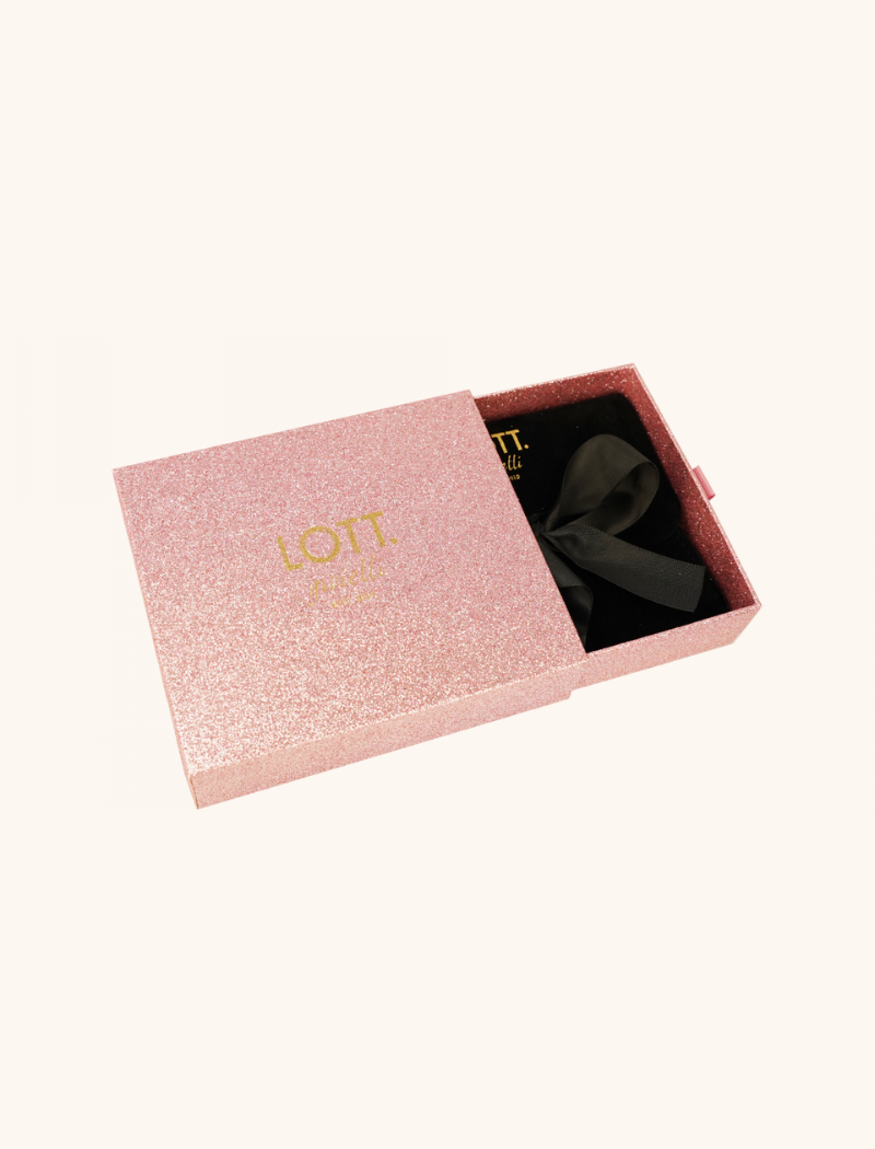 Extra Luxe Sieraden Geschenkdoos Candy Pink Glitter
