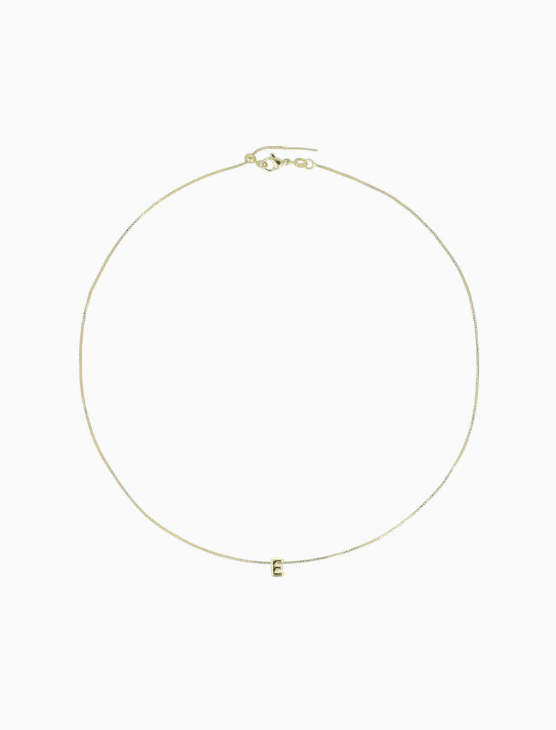Goldene Halskette Mini Initial