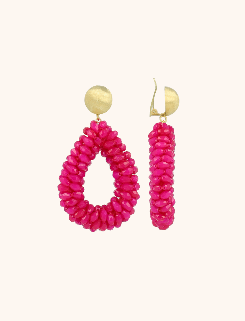 Fuchsia Oorbellen Anne Druppel L Marquis Cliplott-theme.productDescriptionPage.SEO.byTheBrand