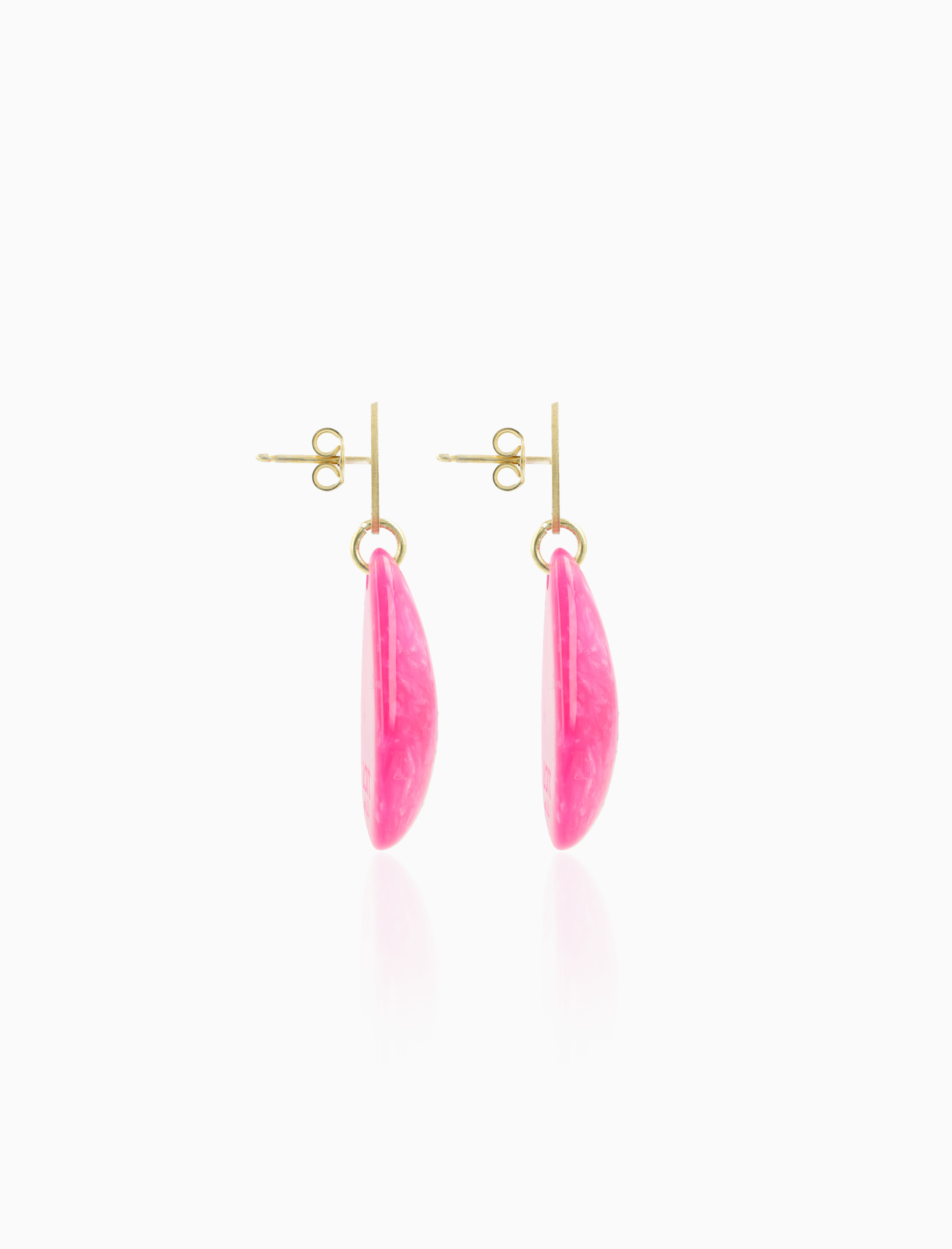 Marble Fuchsia oorbellen Bliss Druppel S