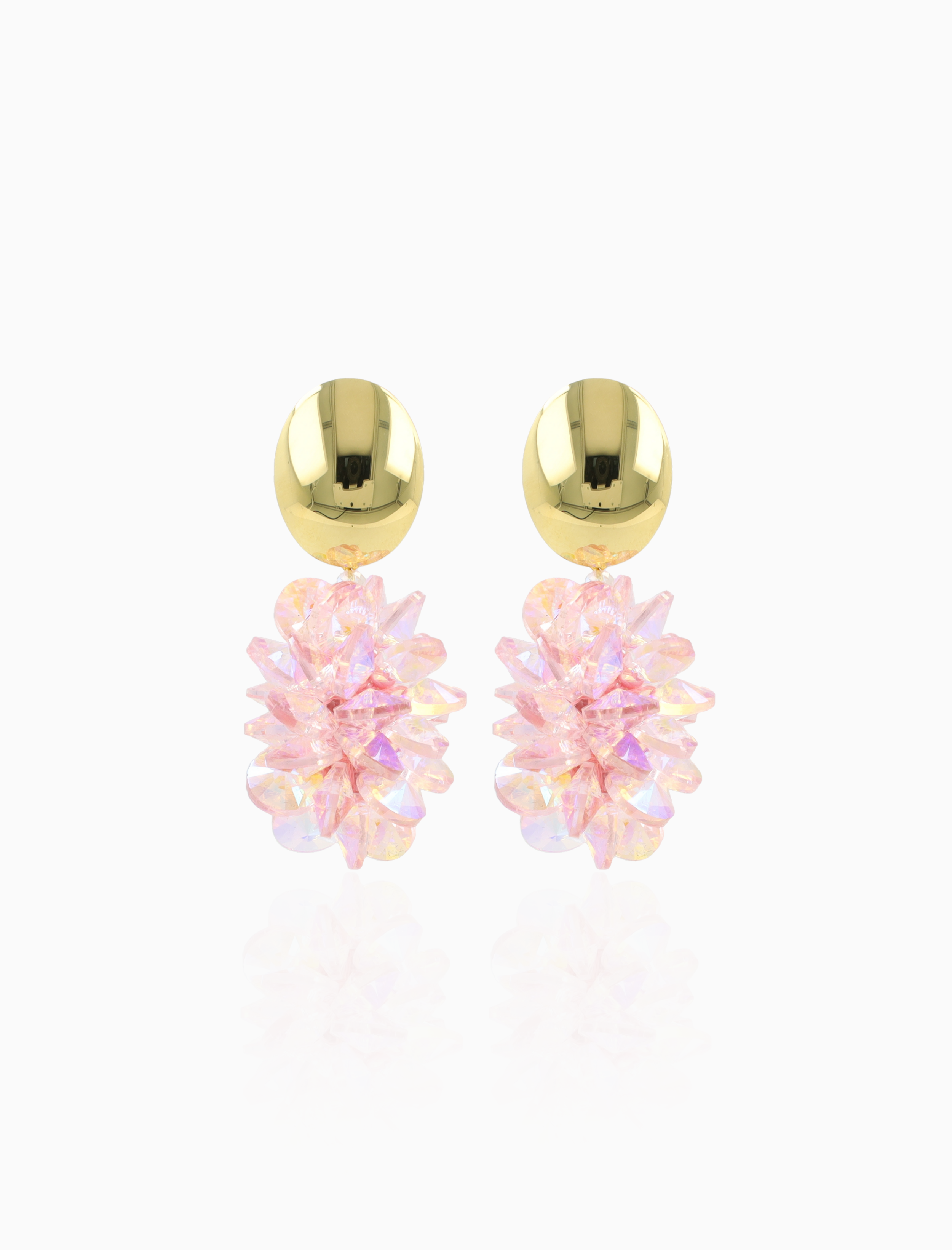 Pink Holo Ohrringe Sam Crystal Sequins