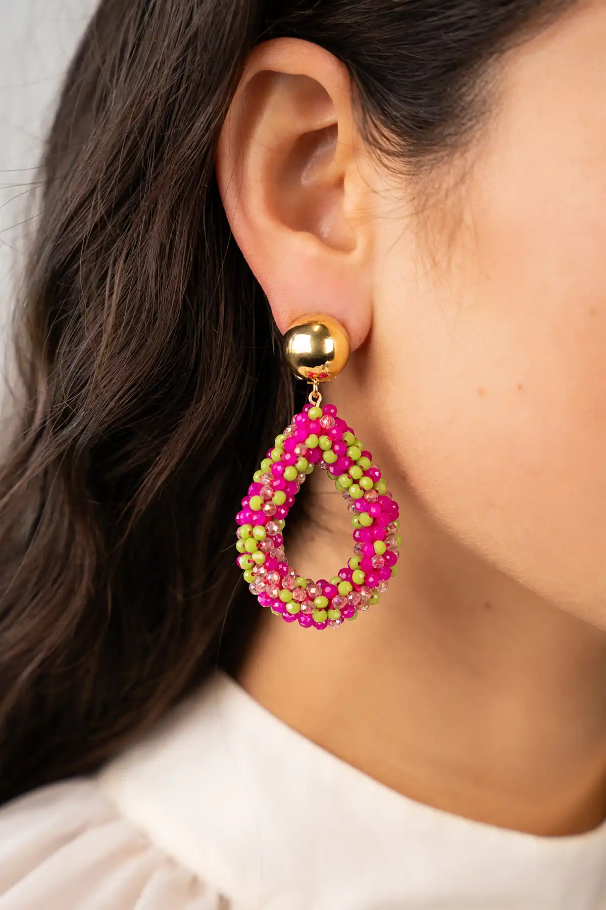 Fuchsia Lime Earrings Berry Drop L Cliplott-theme.productDescriptionPage.SEO.byTheBrand