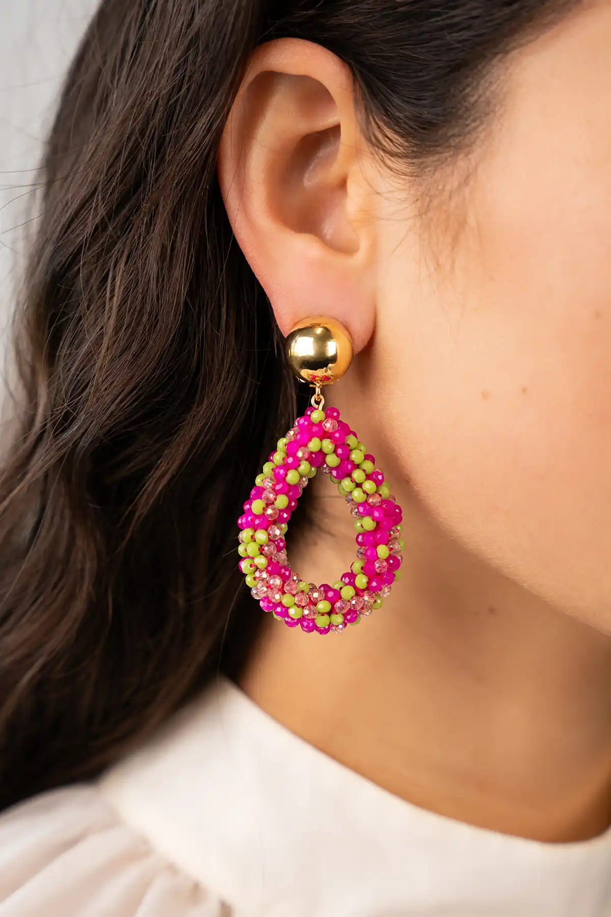 Fuchsia Lime Oorbellen Berry Druppel L Cliplott-theme.productDescriptionPage.SEO.byTheBrand