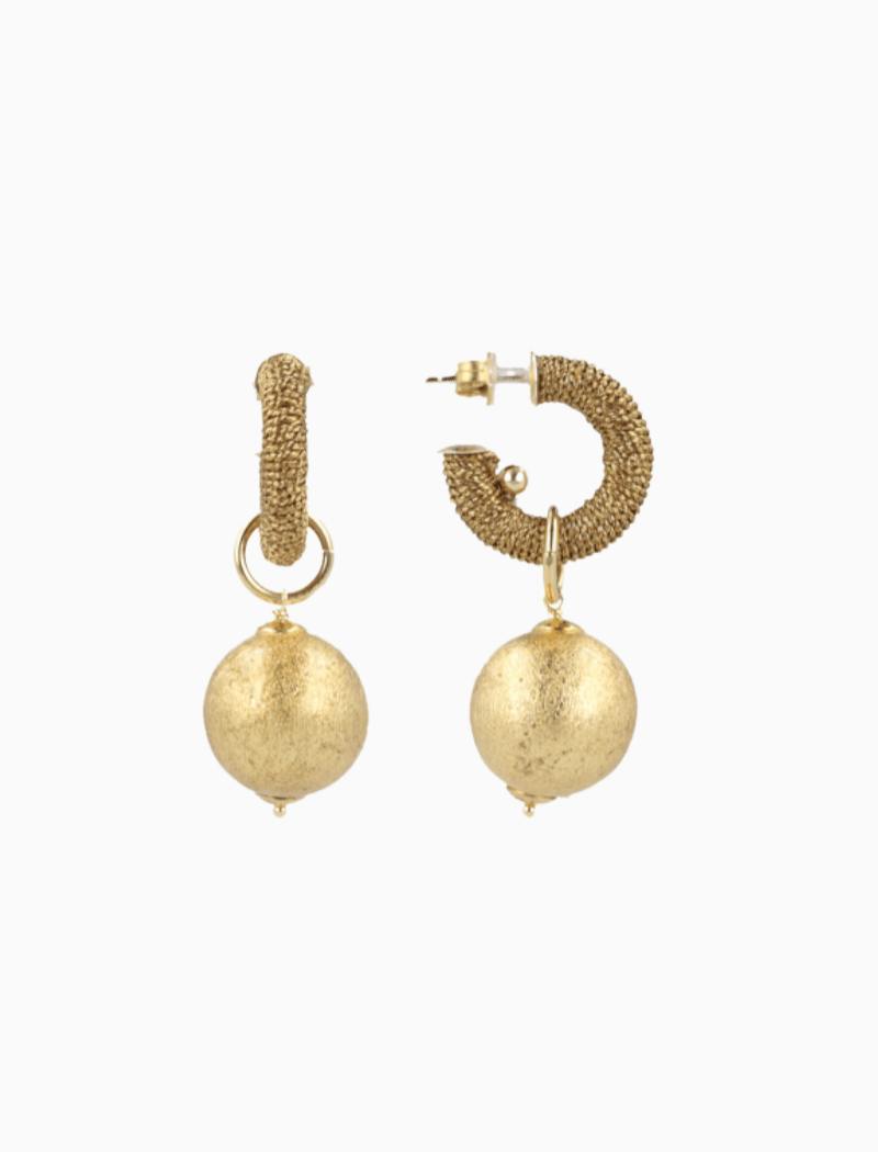 Gold-Ohrringe Lulu Creole XS Ball
