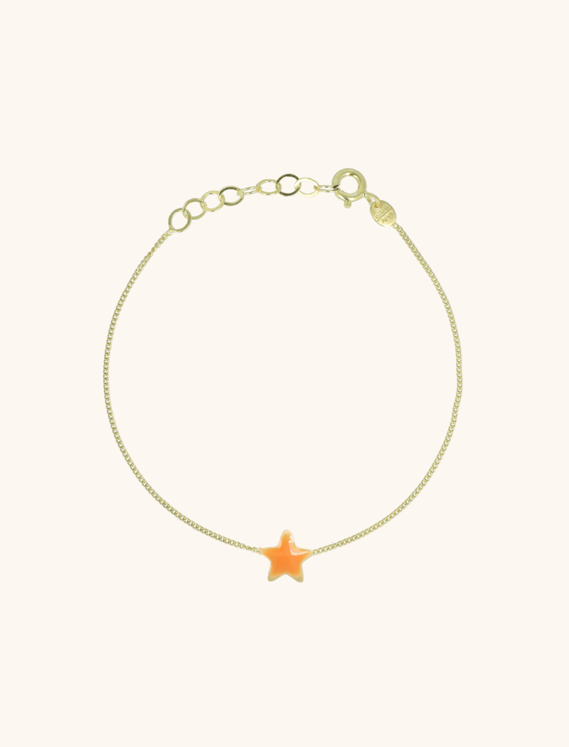 Symbool armband ster Emaille oranje lott-theme.productDescriptionPage.SEO.byTheBrand