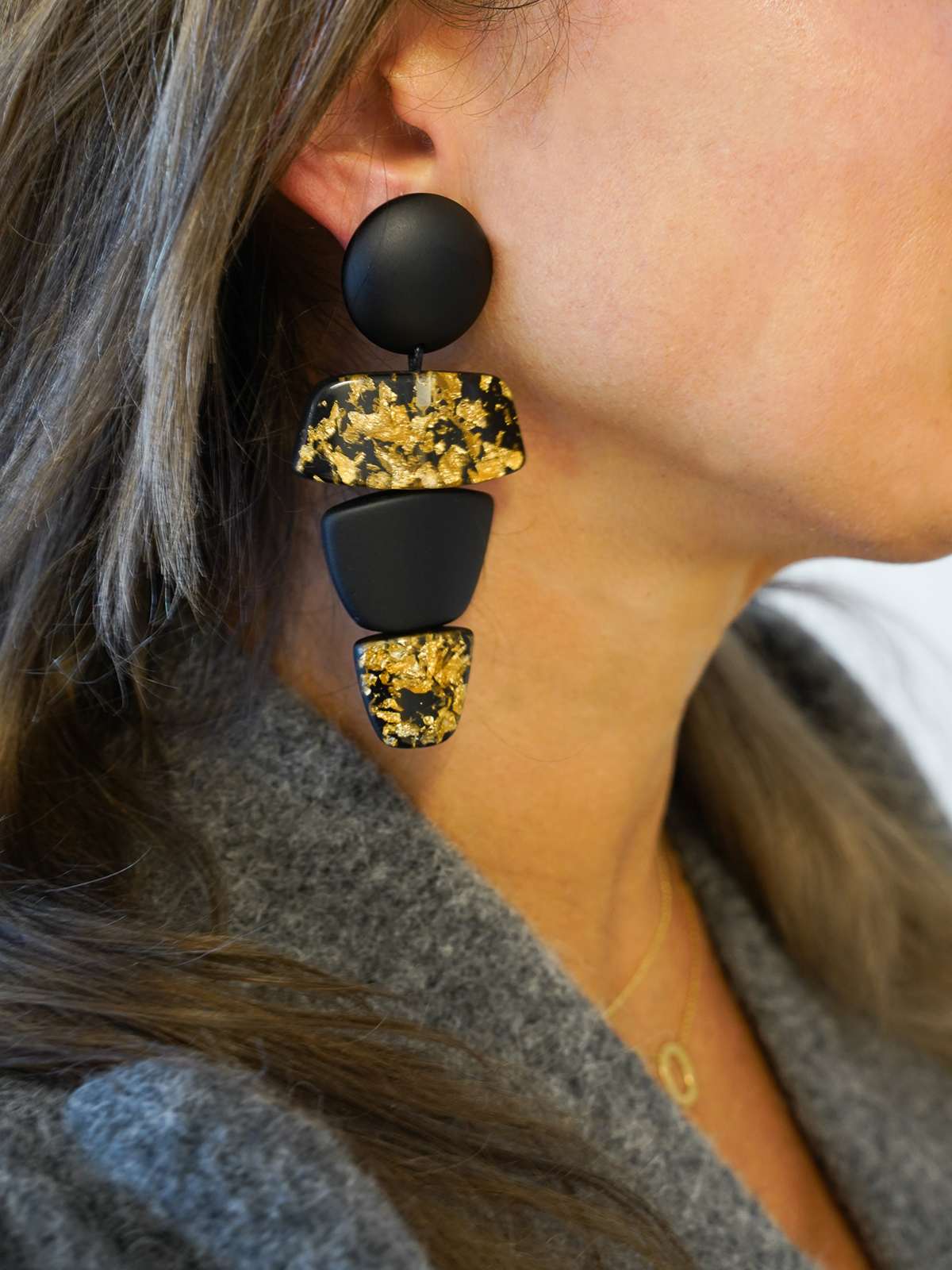  Flakes Earring Stella Triple Ornament 