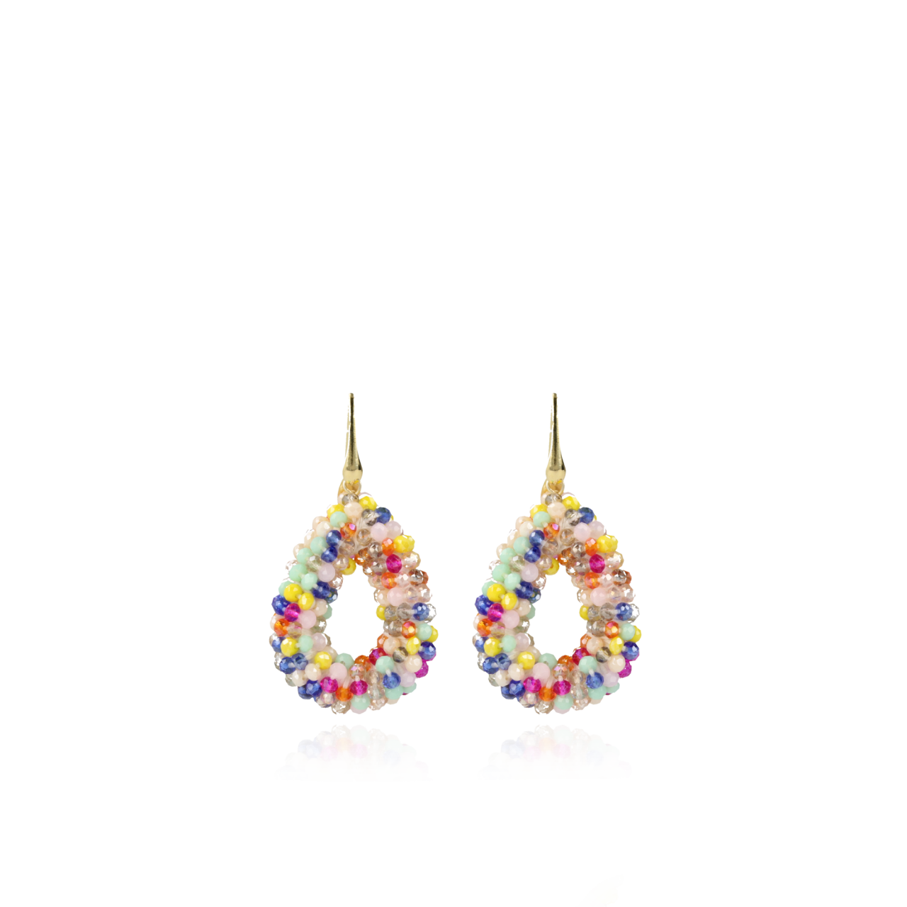 Multicolor Parel Oorbellen Berry Drop S