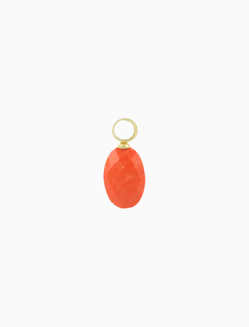 Oranje Pendant Oval Charm Stone Faye