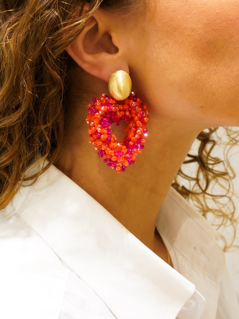 Mixed Fuchsia Heart Earrings Valentinalott-theme.productDescriptionPage.SEO.byTheBrand