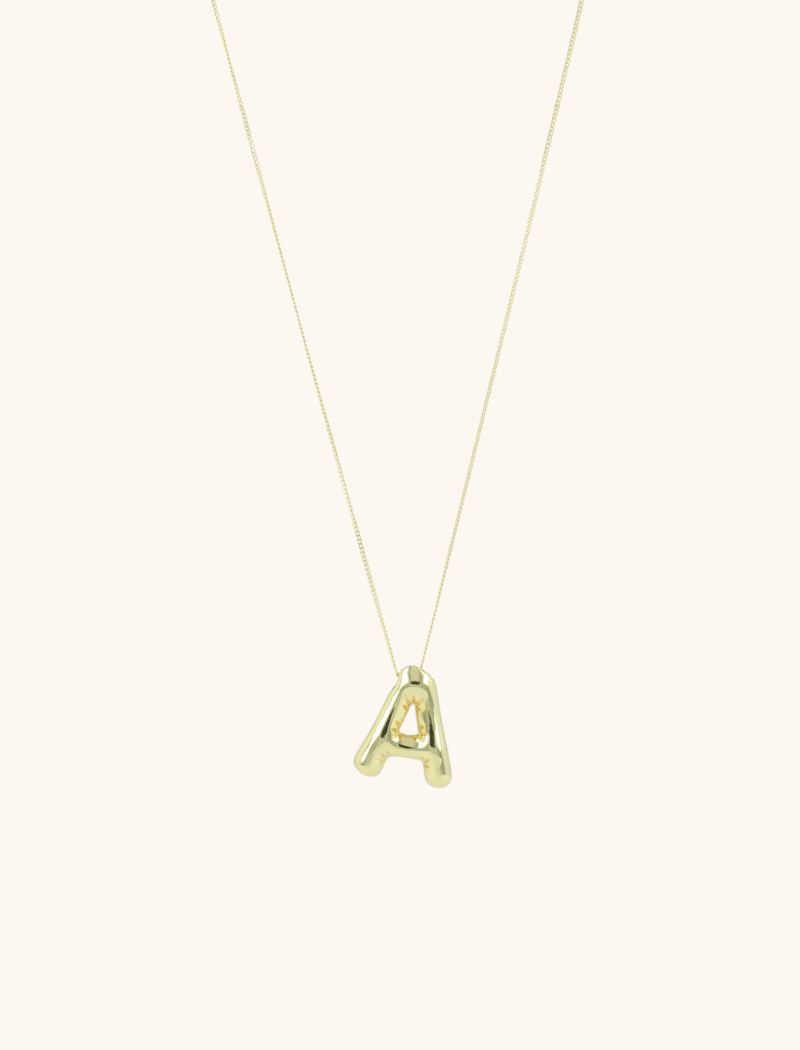 Bold initial necklace