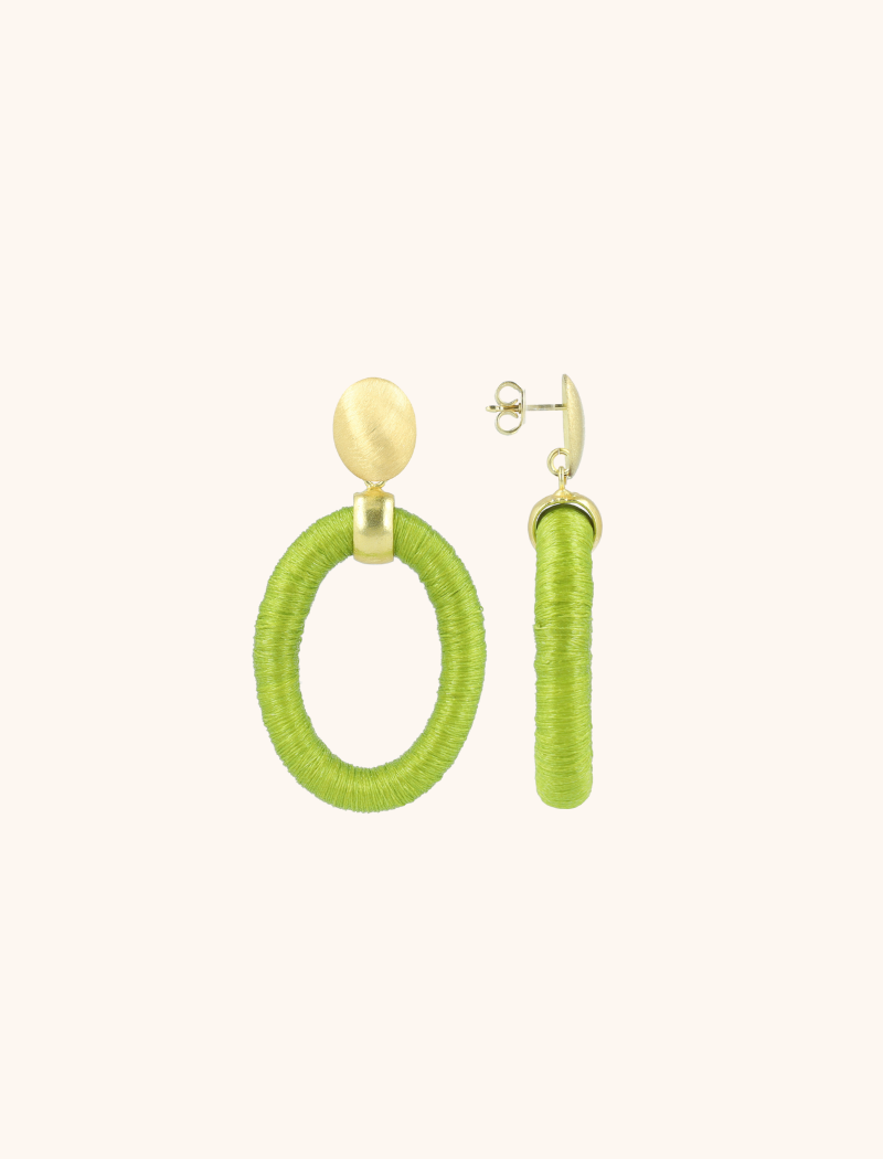 Lime oorbellen Faye ovaal Slott-theme.productDescriptionPage.SEO.byTheBrand