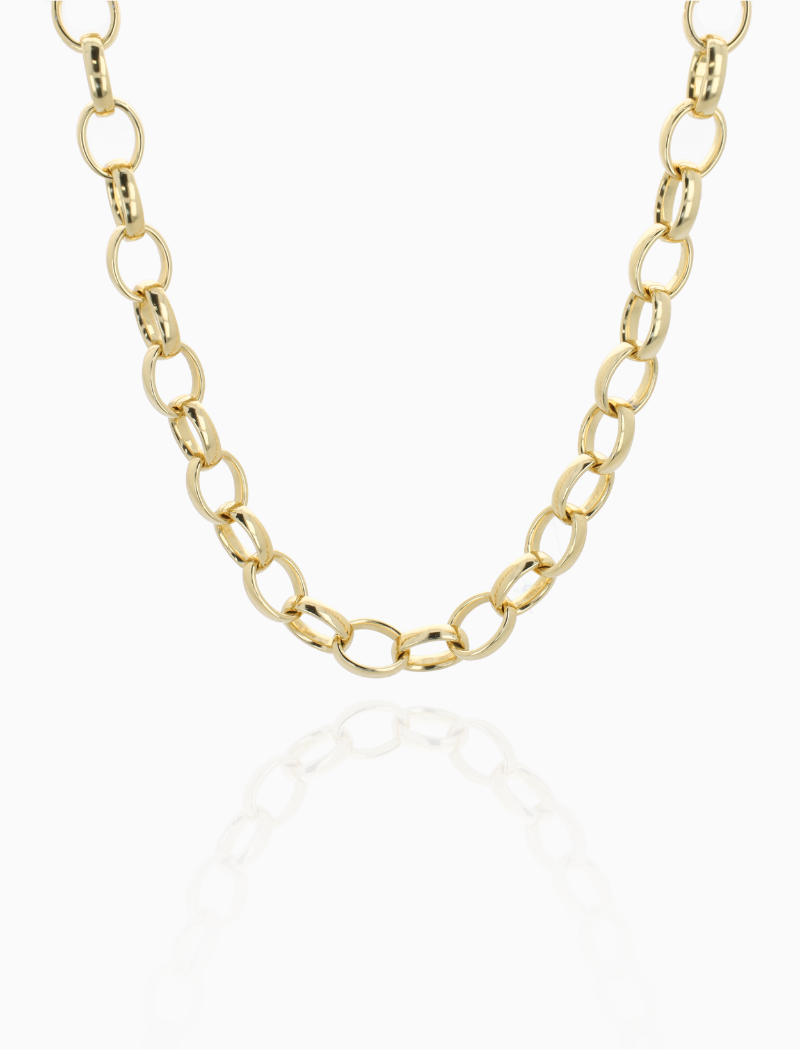Lumira - CLA Necklace Cable Wide M - Soft Gold