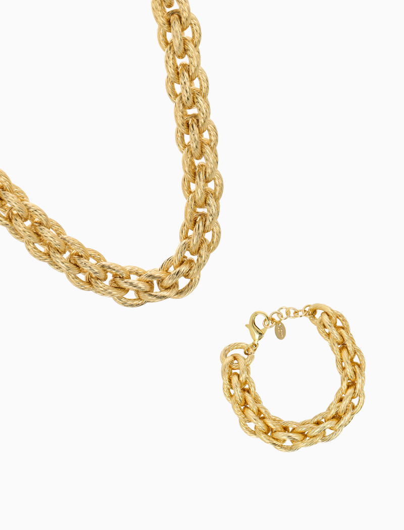 Saphira - CLA Set Triple Rope L - Soft Gold
