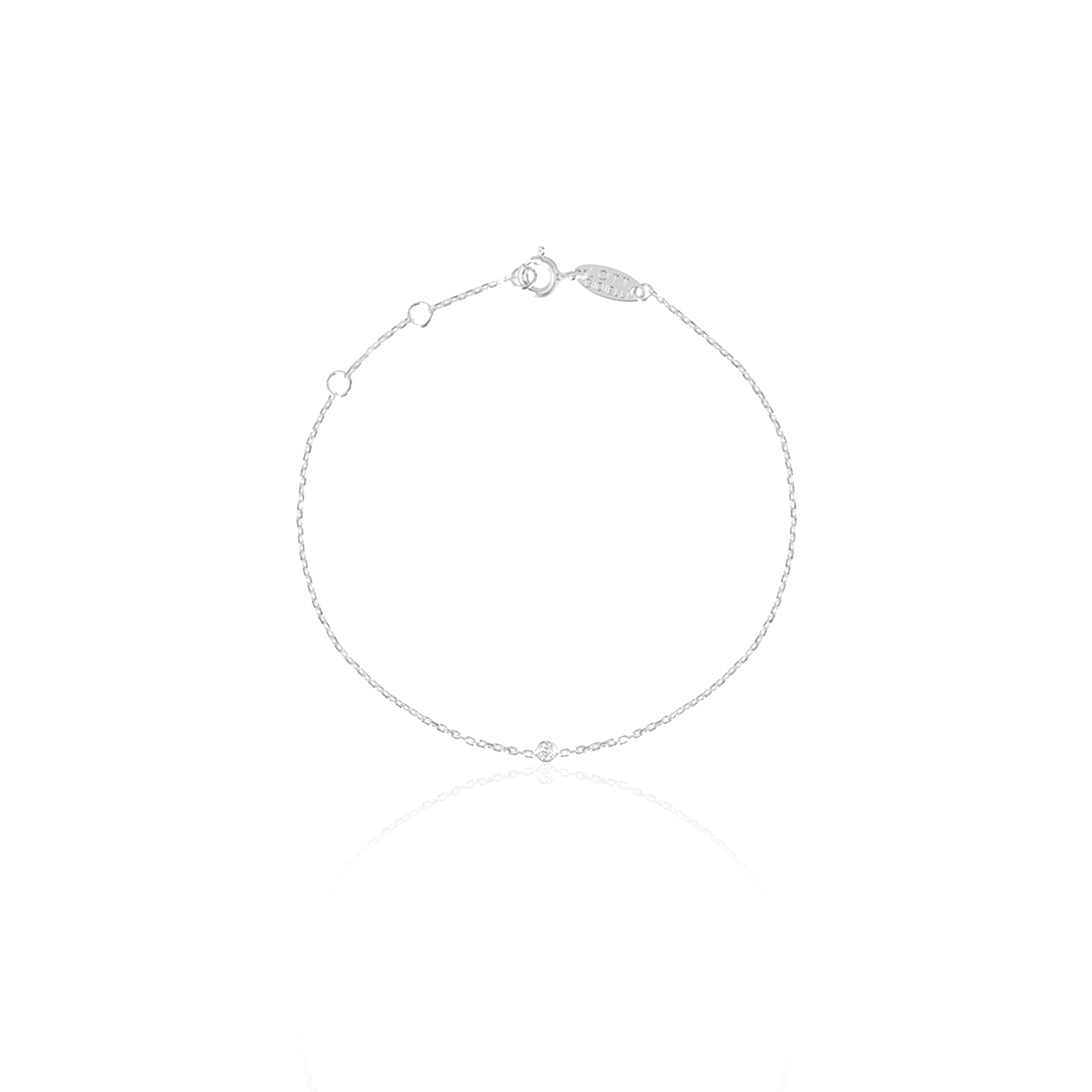 Symbol one diamond bracelet