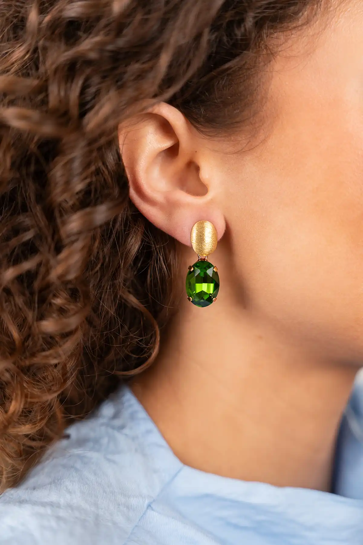 Olivine Earrings Daan Strass Pendant Mlott-theme.productDescriptionPage.SEO.byTheBrand
