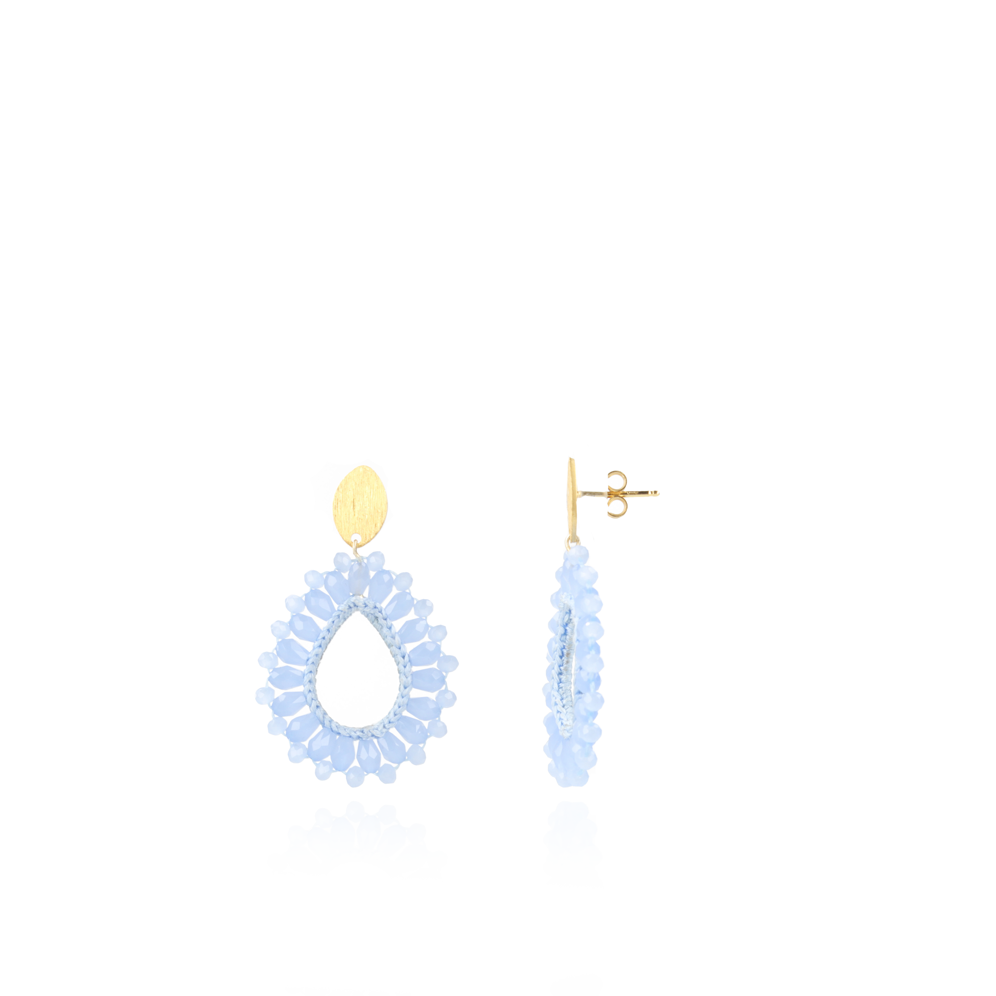 Baby Blue Earrings Charlotte Drop Crystal S