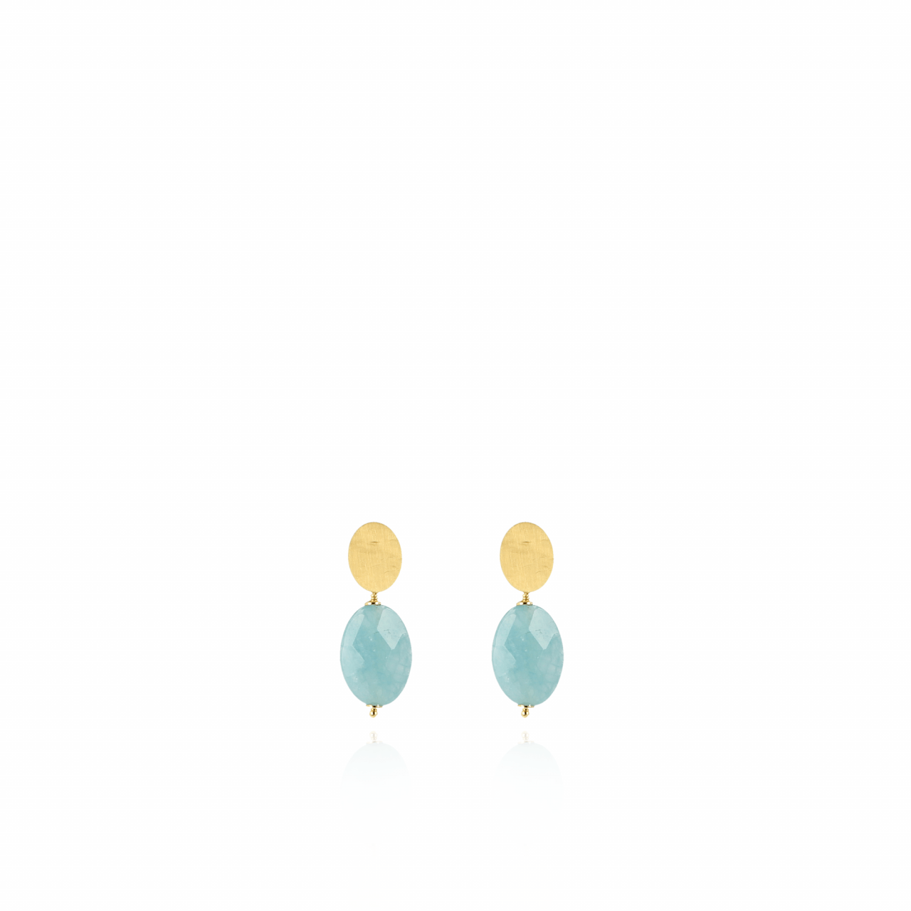 Blauwe quartz ovaal S oorbellenlott-theme.productDescriptionPage.SEO.byTheBrand