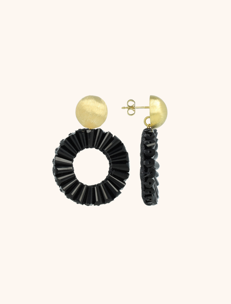 Schwarze Ohrringe Danee Kreislott-theme.productDescriptionPage.SEO.byTheBrand