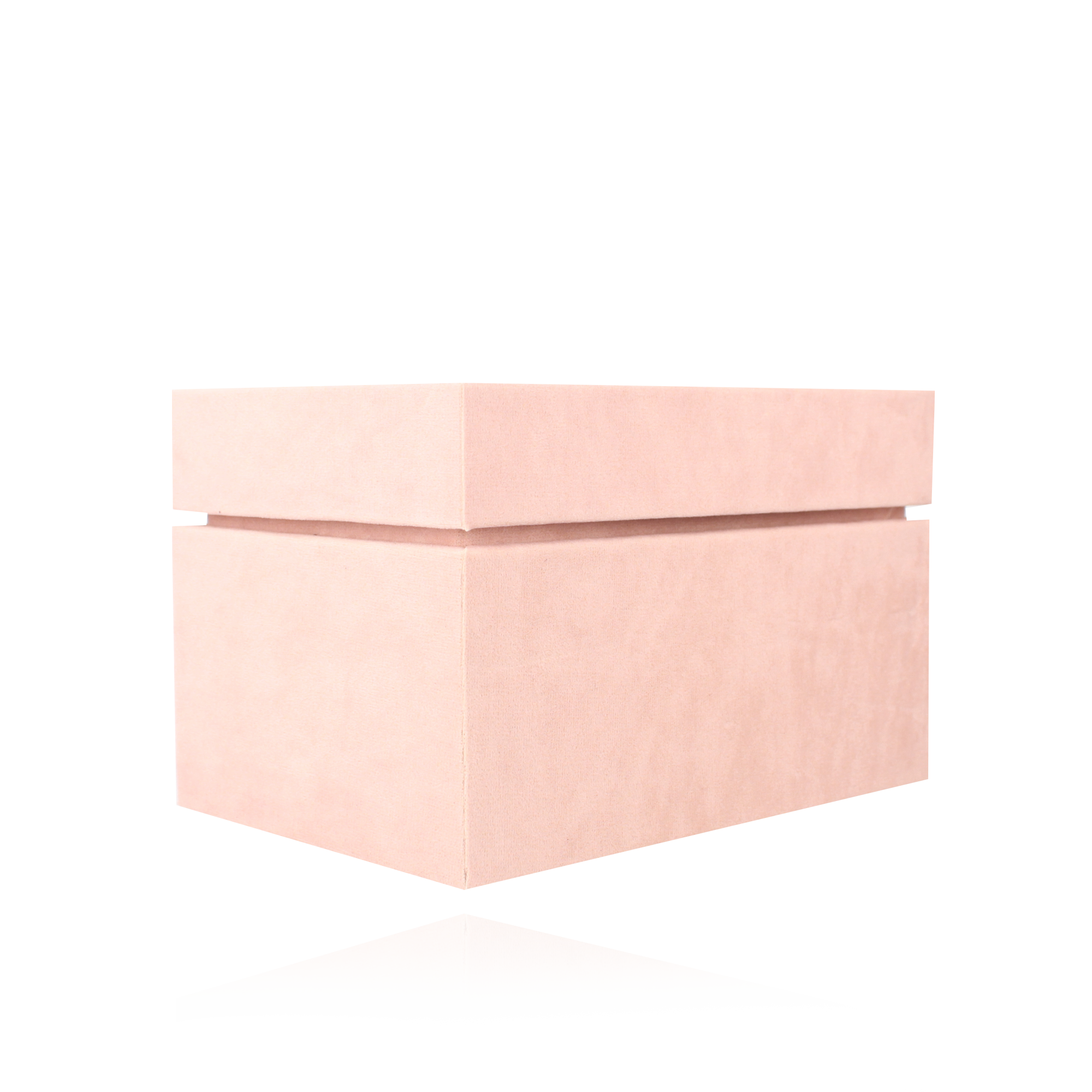 Pink velvet jewelry box 7 Pair - S