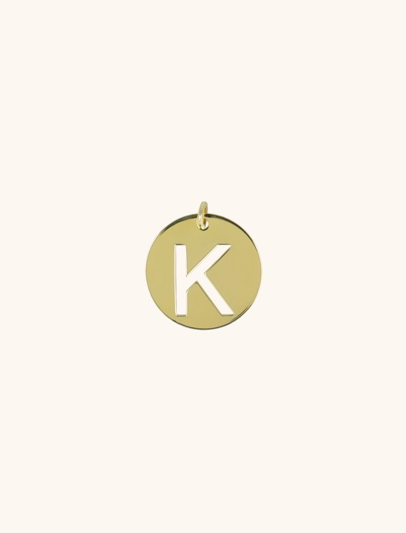 Custom made Initial Necklace - PENDANT M